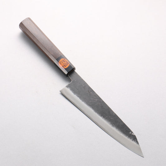田中 誠貴 鉄火 青ニ鋼 黒打 剣型牛刀包丁 190mm ウォルナット柄 - 清助刃物