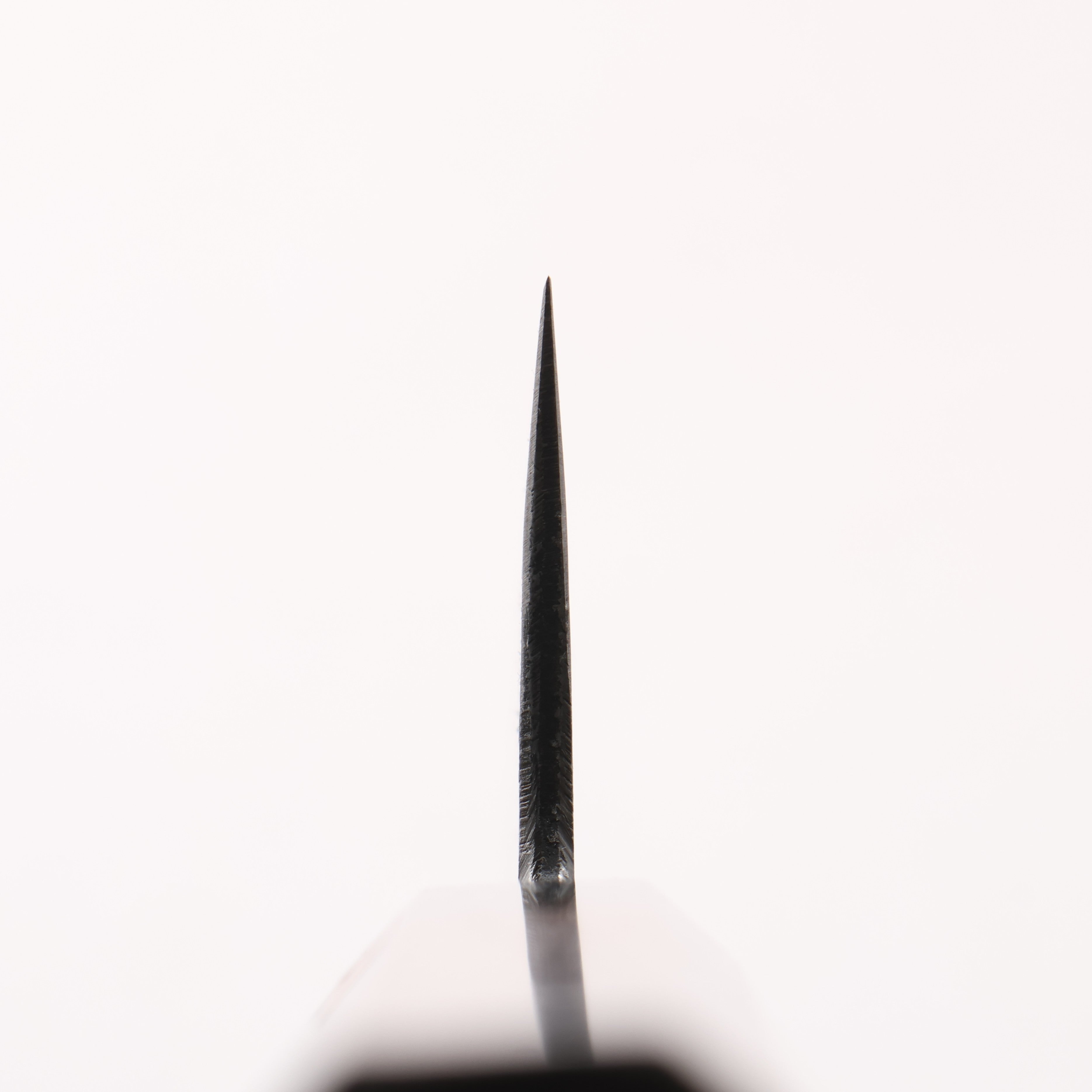 田中 誠貴 鉄火 青ニ鋼 黒打 剣型牛刀包丁 190mm ウォルナット柄 - 清助刃物