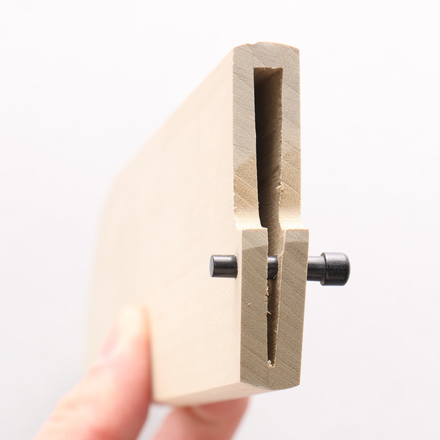 朴鞘 三徳用 黒合板ピン付き 180mm - 清助刃物