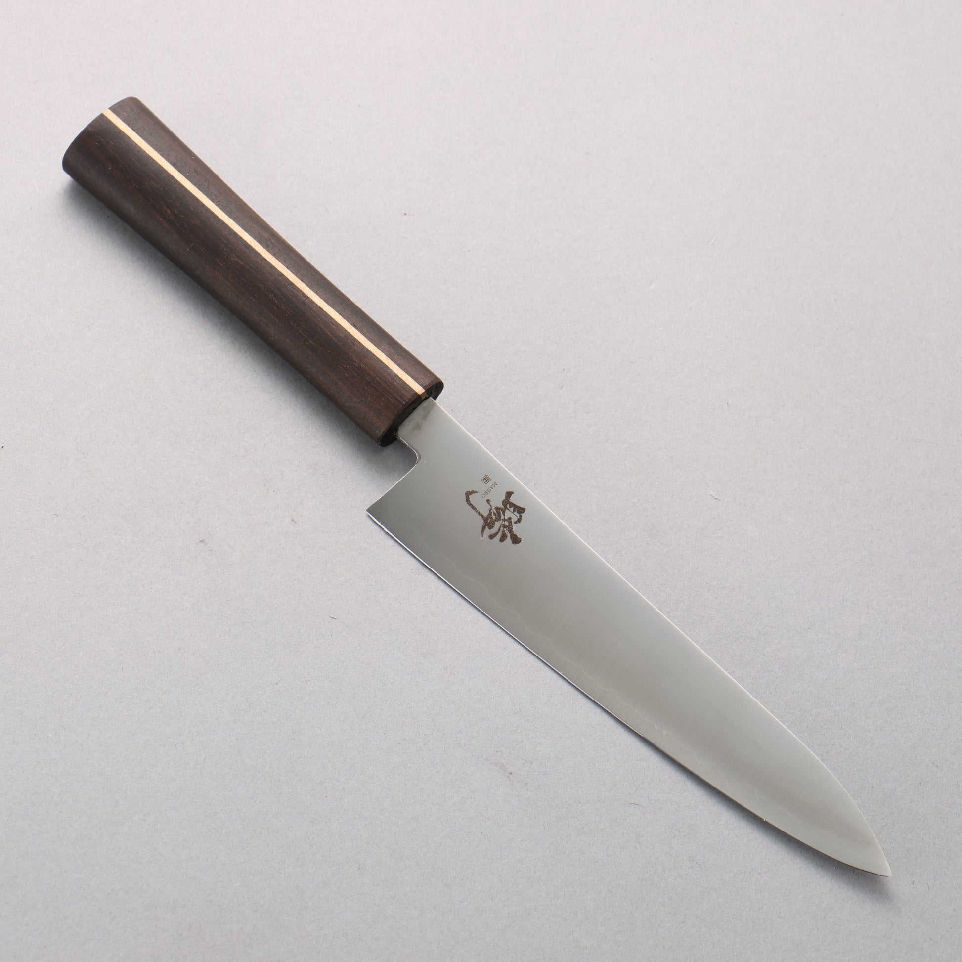 田中 誠貴 瞬（まじろ） 銀三鋼 ペティーナイフ 150mm 黒檀柄 - 清助刃物