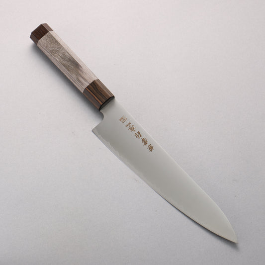 兼常 SG2 牛刀包丁 210mm グレー合板柄 - 清助刃物
