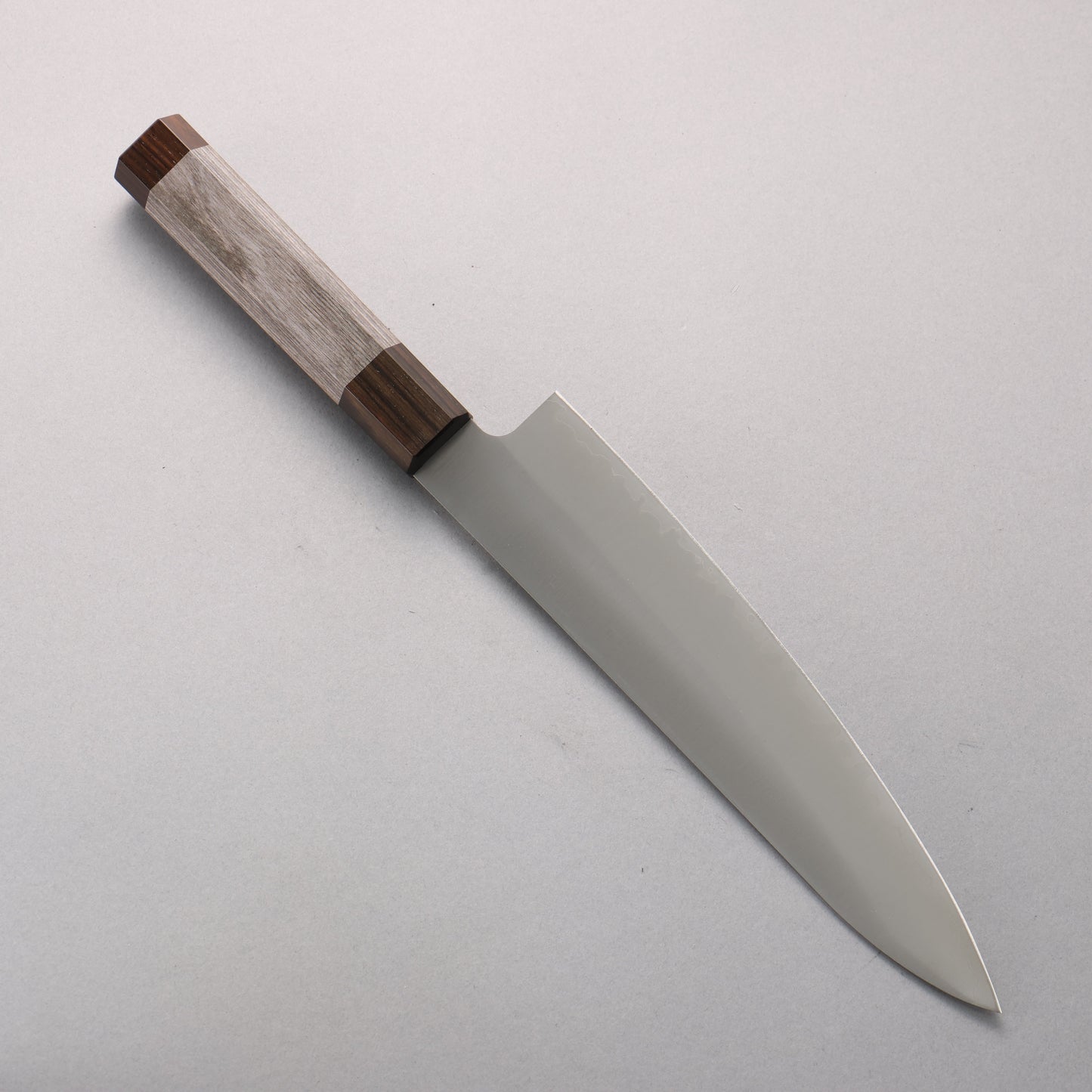 兼常 SG2 牛刀包丁 210mm グレー合板柄 - 清助刃物