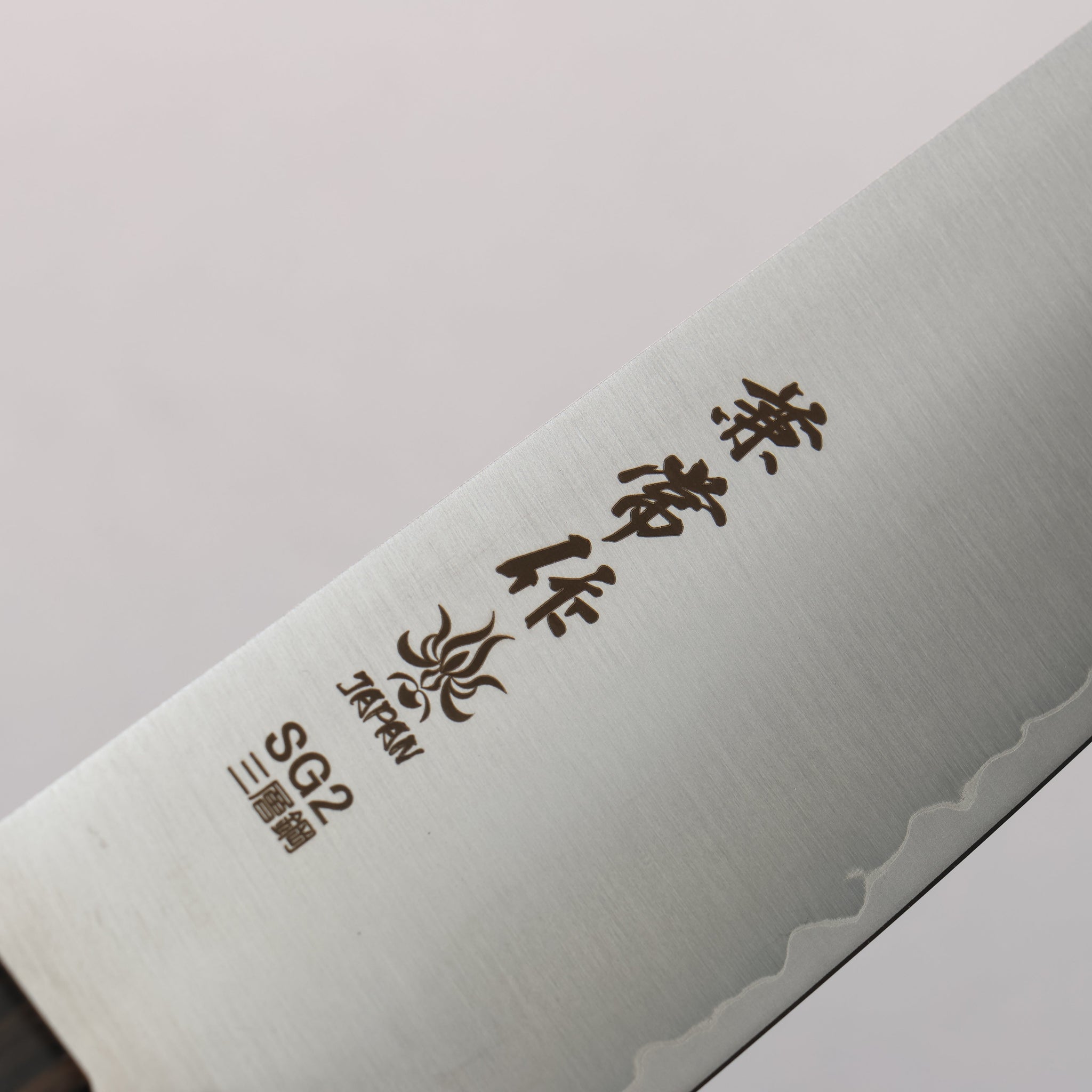 兼常 SG2 牛刀包丁 210mm グレー合板柄 - 清助刃物
