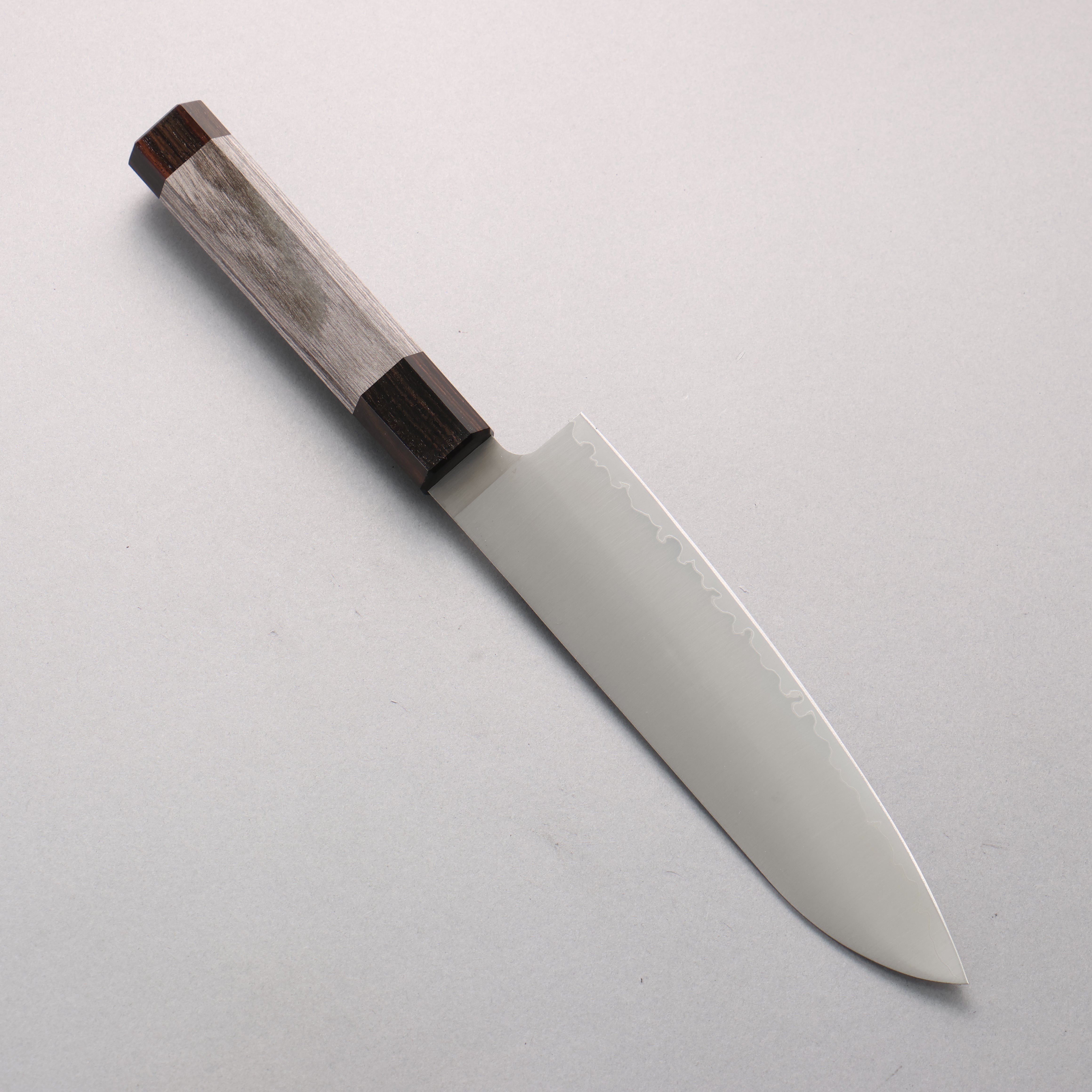 兼常 SG2 三徳包丁 180mm グレー合板柄 - 清助刃物