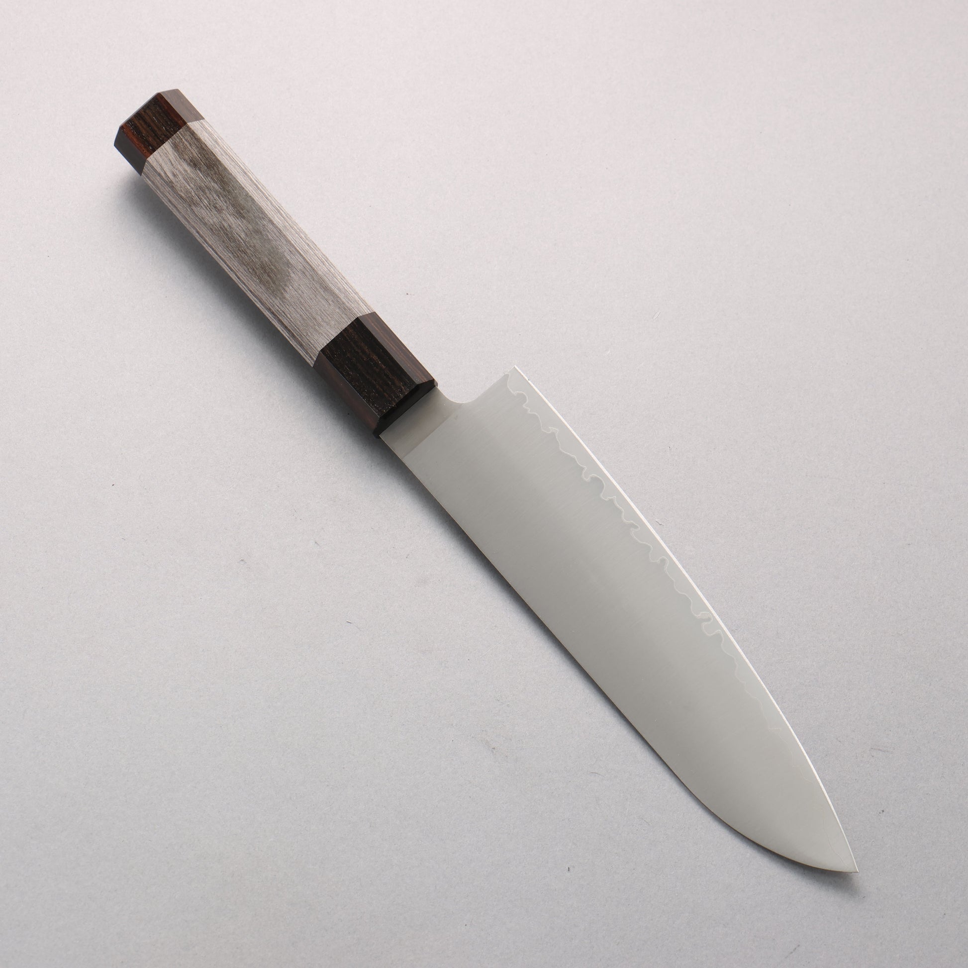 兼常 SG2 三徳包丁 180mm グレー合板柄 - 清助刃物
