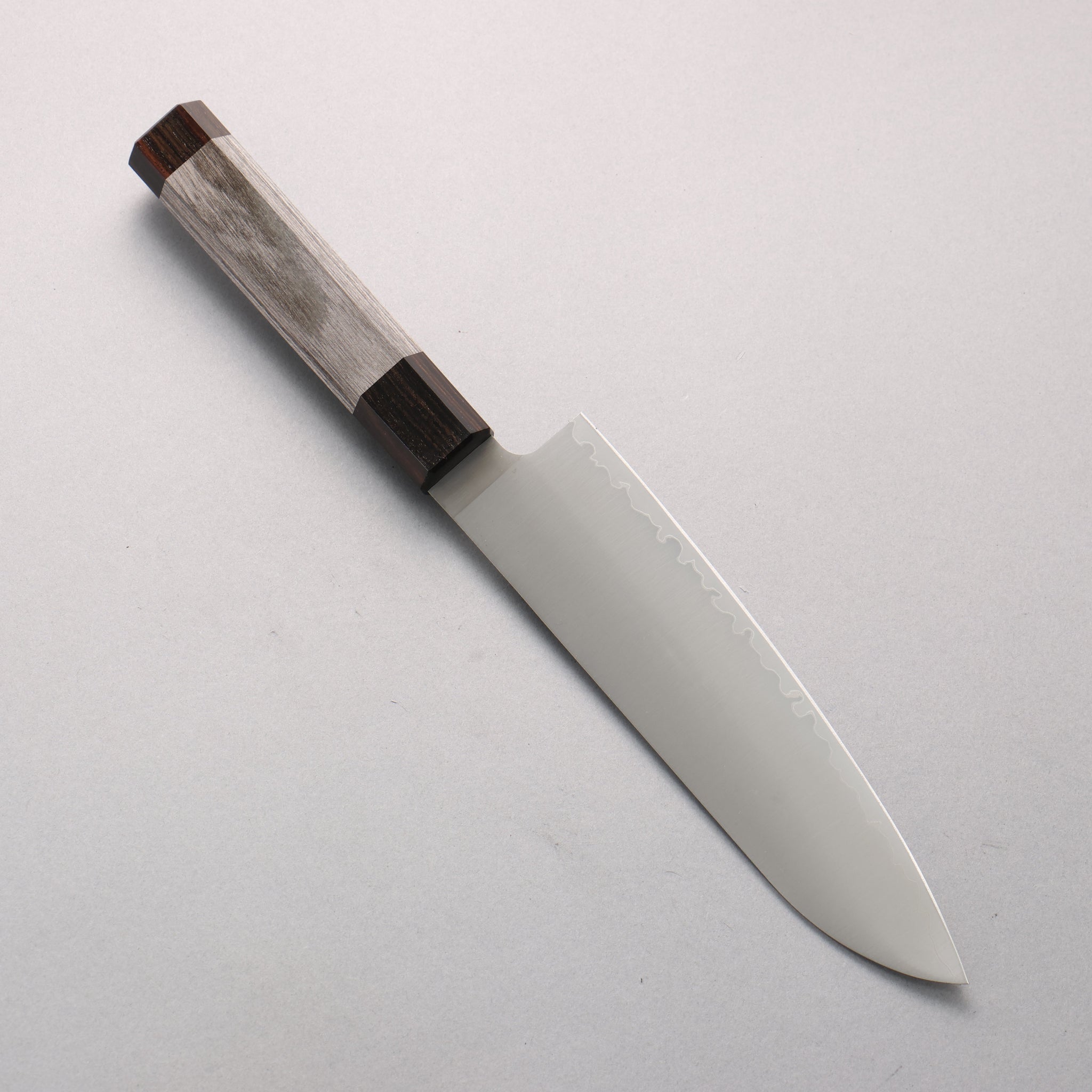 兼常 SG2 三徳包丁 180mm グレー合板柄 - 清助刃物