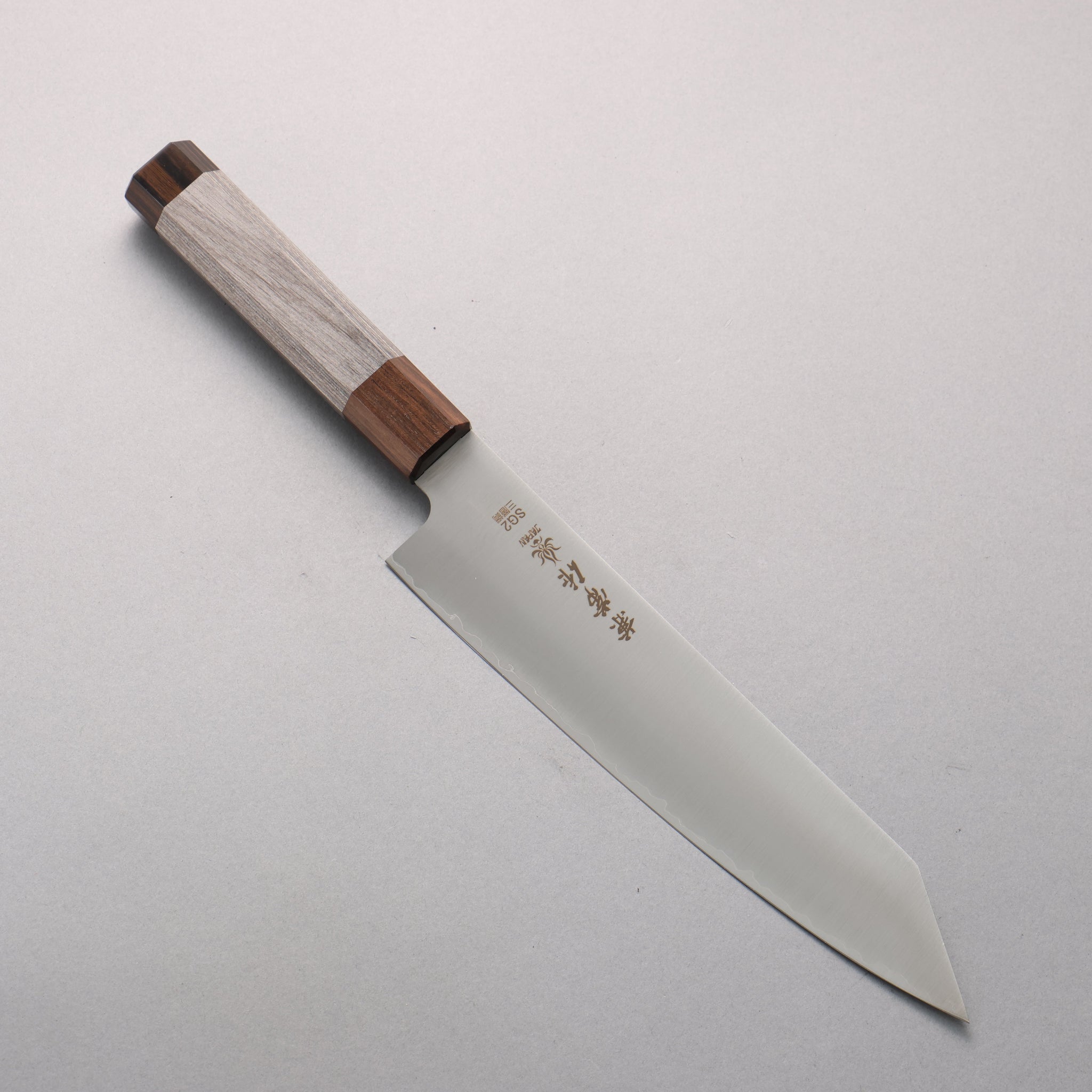 兼常 SG2 切付牛刀包丁 210mm グレー合板柄 - 清助刃物