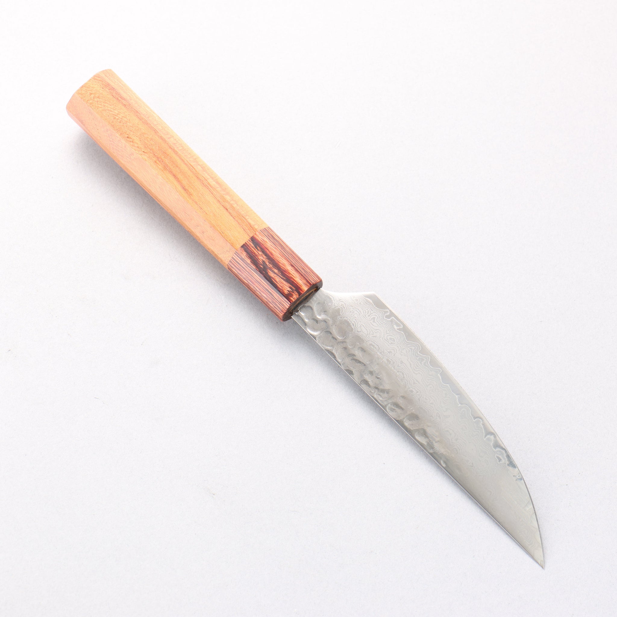 堺 孝行 V金10号 33層ダマスカス ステーキナイフ 120mm ケヤキ柄 - 清助刃物