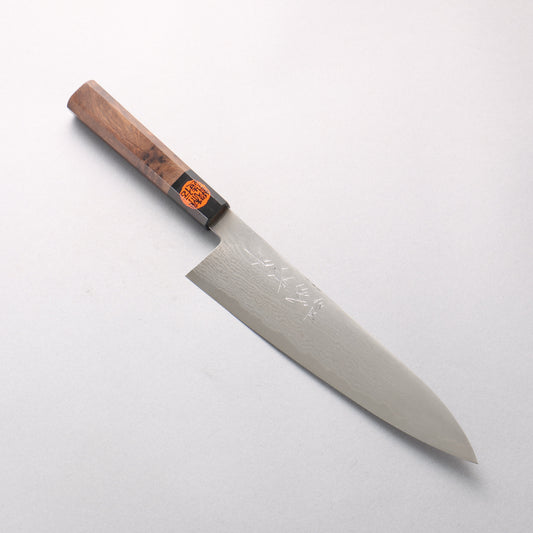 田中 誠貴 VG10 17層 ダマスカス 牛刀包丁 210mm ウォルナット柄 - 清助刃物