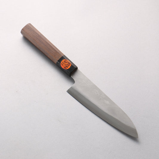 田中 誠貴 銀三鋼 梨地 小三徳包丁 150mm ウォルナット柄 - 清助刃物