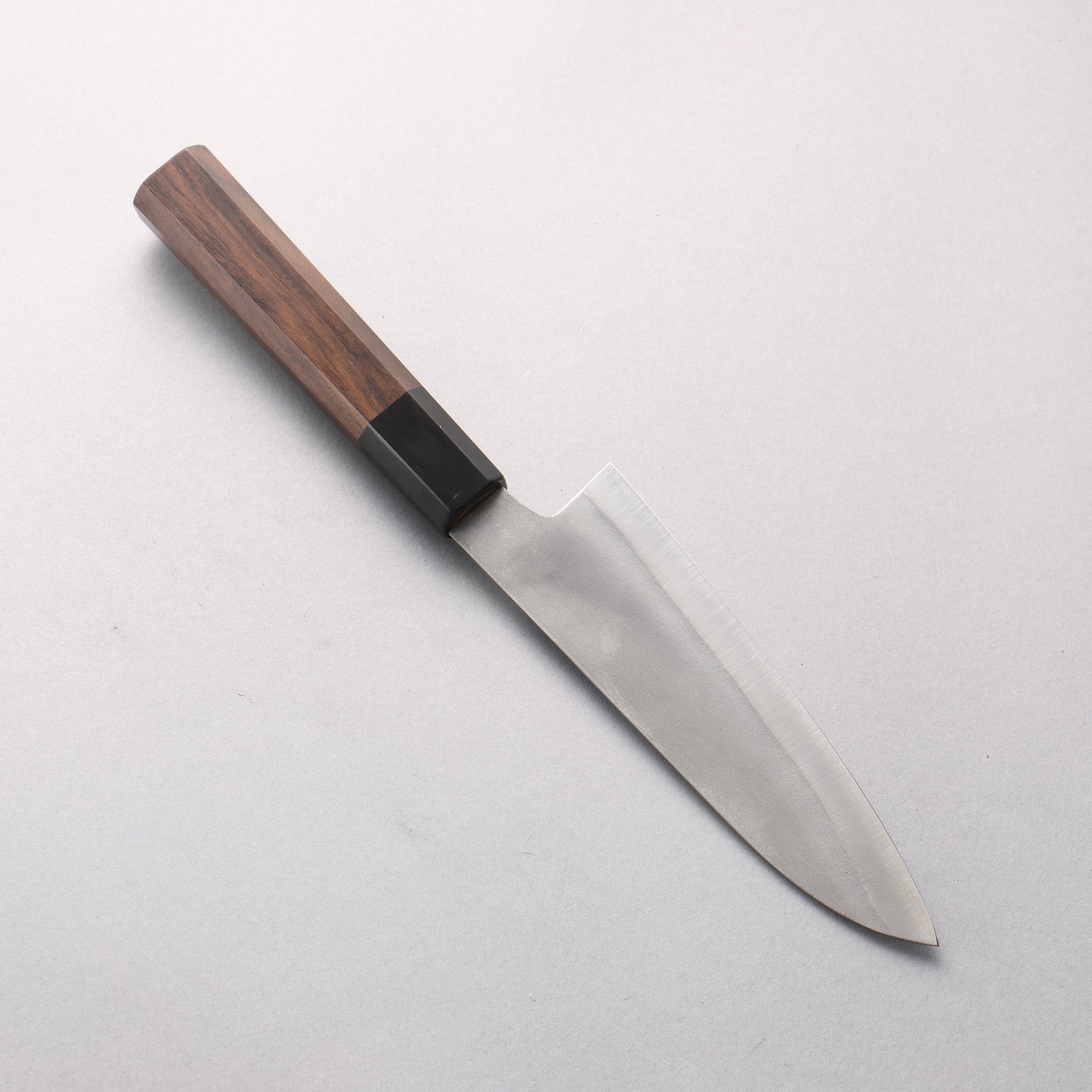 田中 誠貴 銀三鋼 梨地 小三徳包丁 150mm ウォルナット柄 - 清助刃物