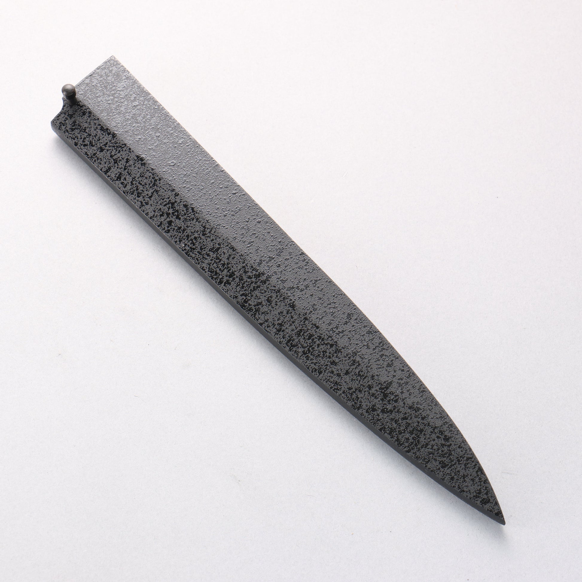 黒石目鞘 柳刃包丁用 黒合板ピン付き 240mm - 清助刃物