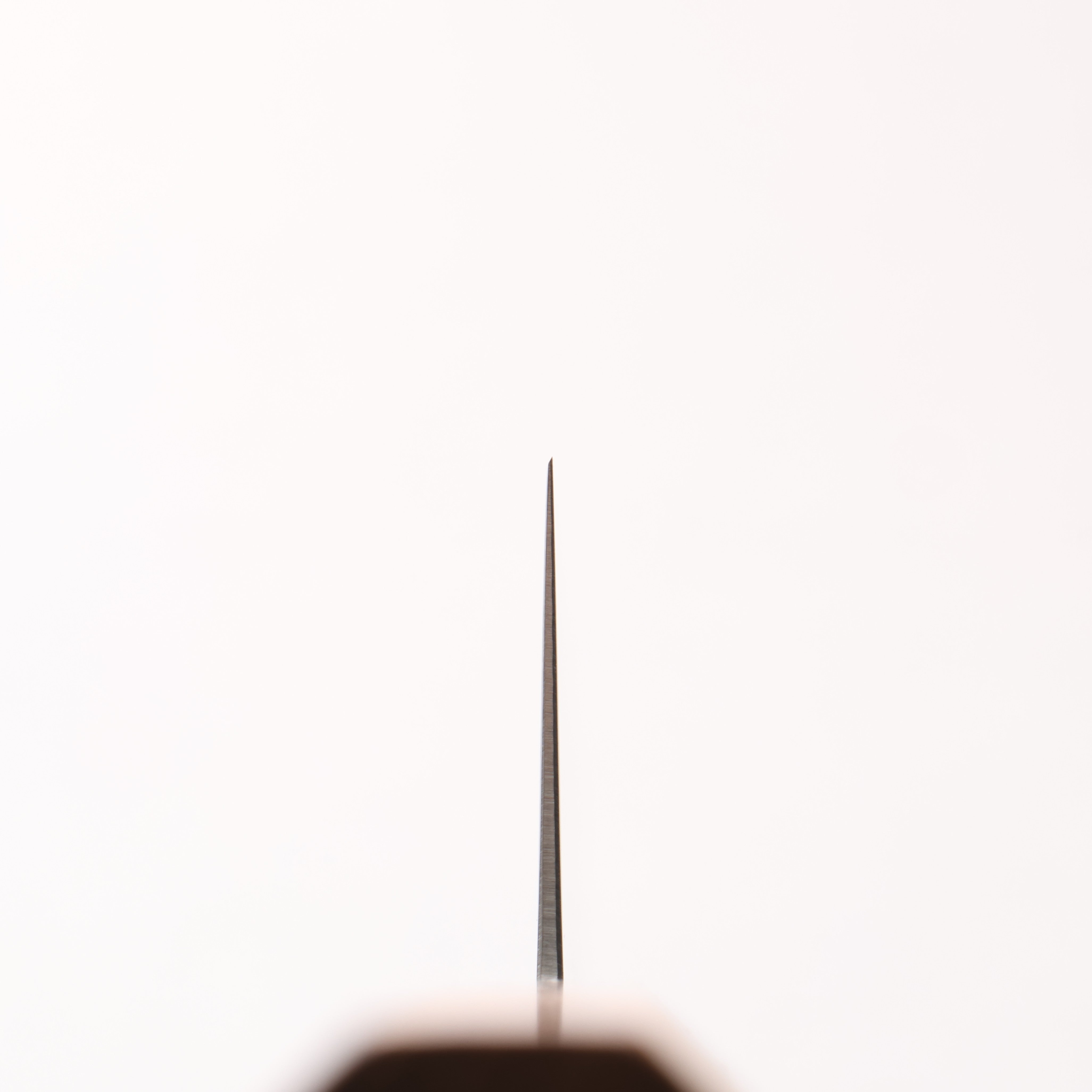 清助 ステンレス鋼 切付三徳包丁 180mm チーク (口輪：黒プラスチック)柄 - 清助刃物