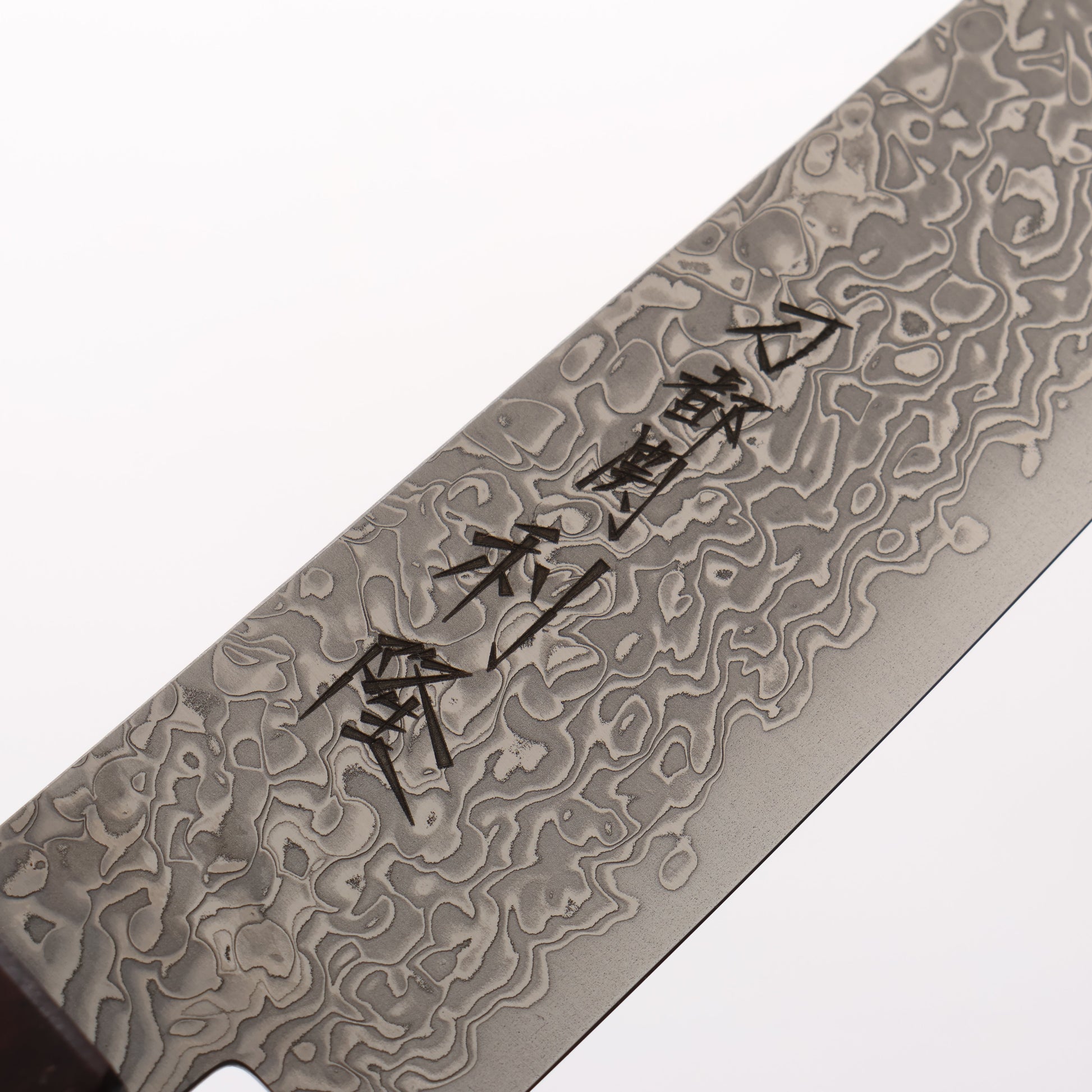 利隆 V金10号 65層ダマスカス ペティーナイフ 135mm ウエンジ 桜リング付き（口輪：紫檀）柄 - 清助刃物