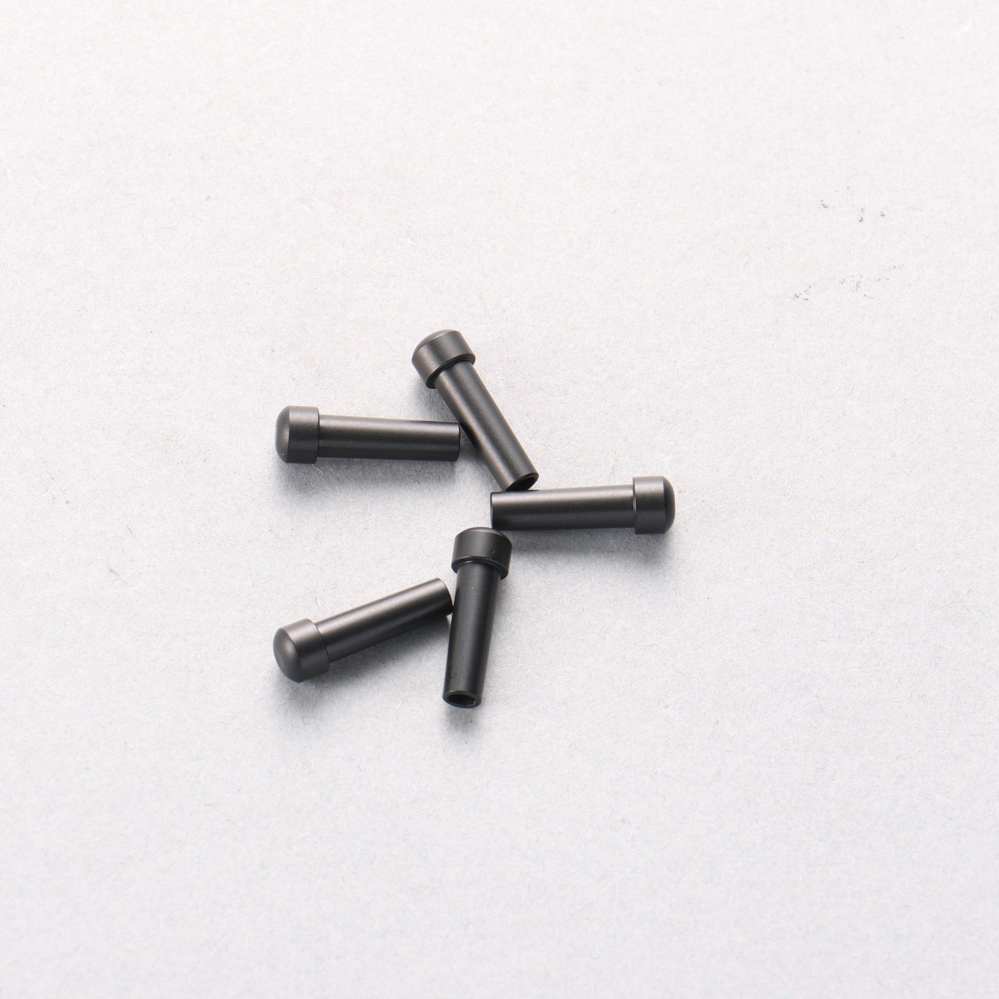 鞘ピン アルミニウム 黒仕上げ 15mm x 4mm (Pk. 5) - 清助刃物
