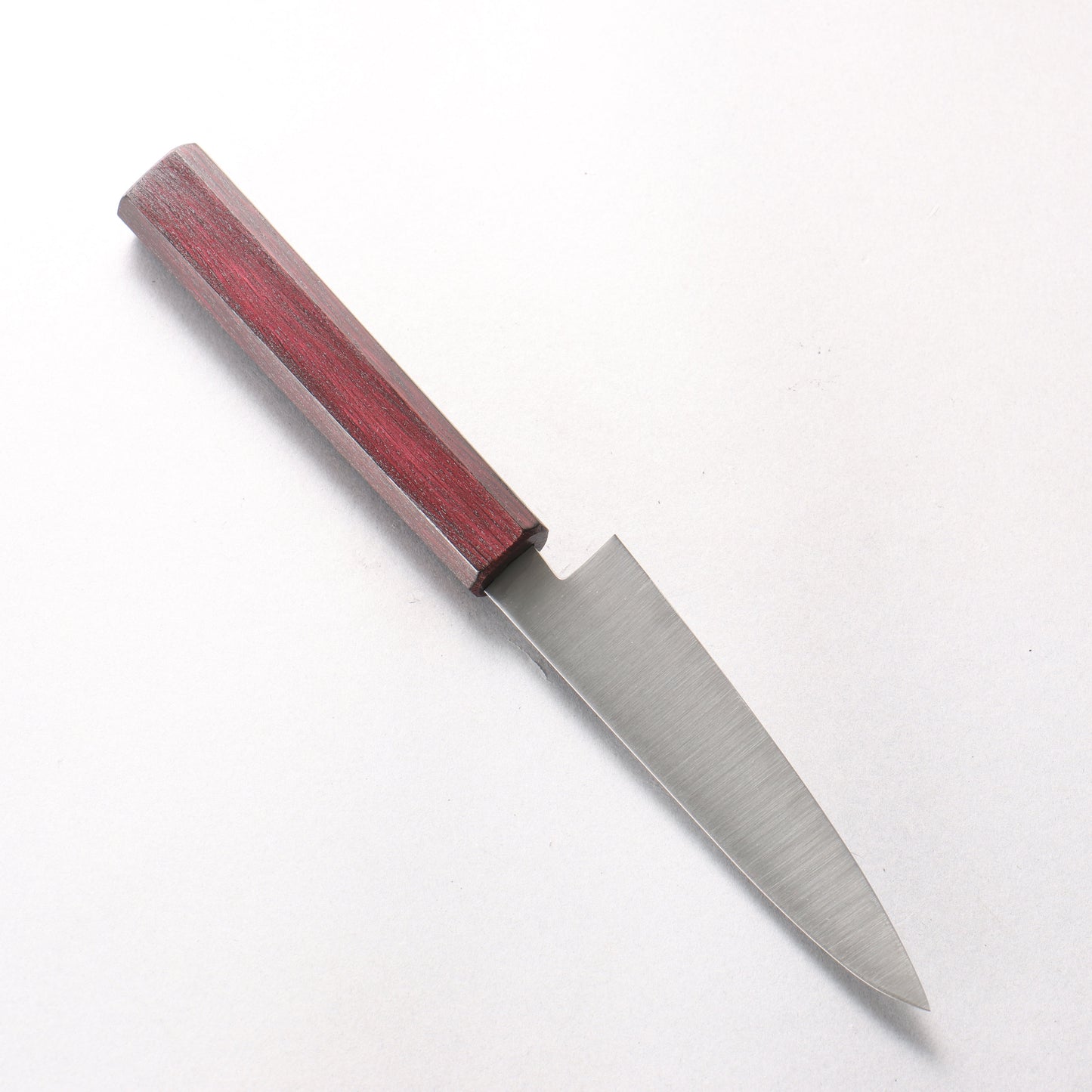 清助 SK-4鋼 ペティーナイフ 120mm 木（燦紫）柄