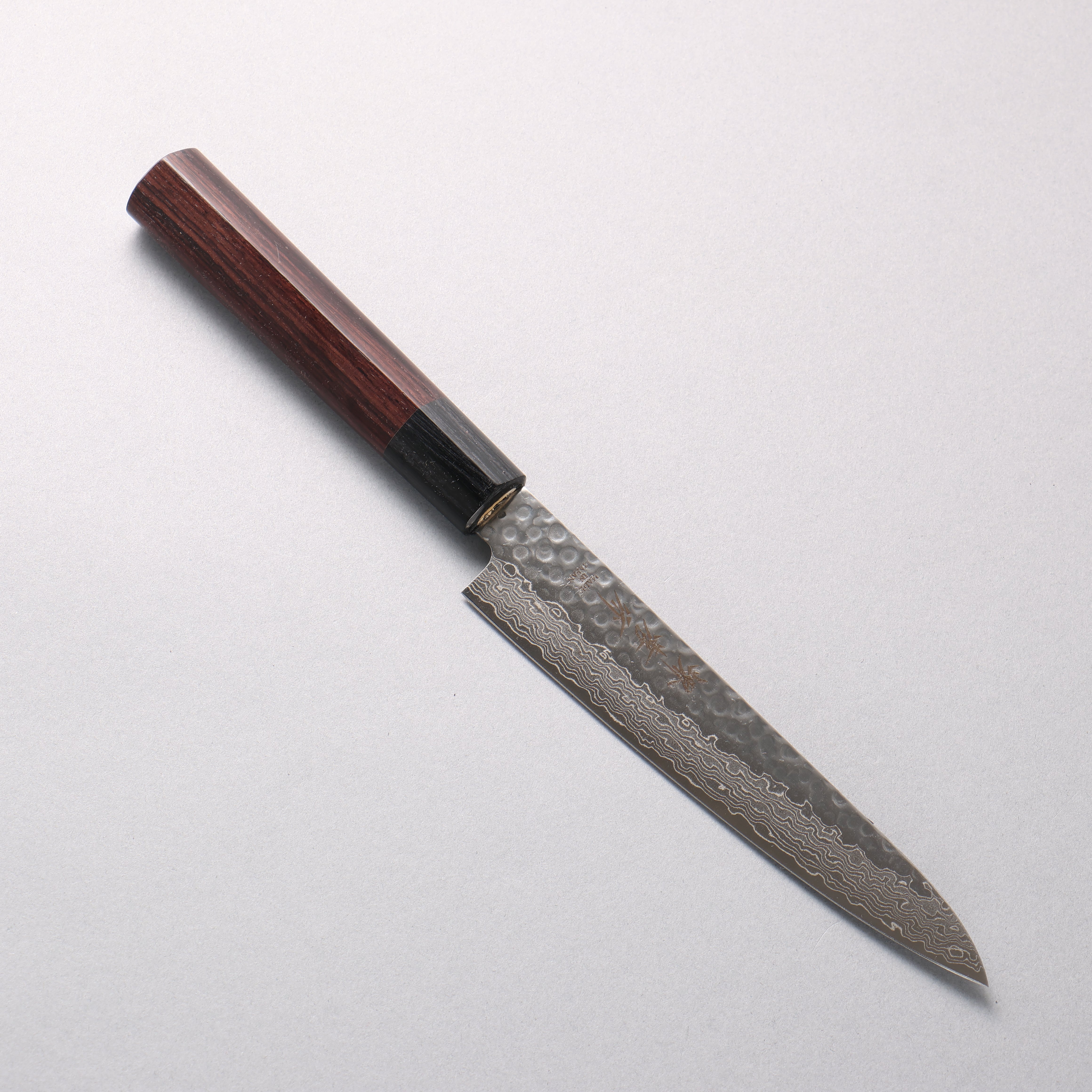 堺 孝行 AUS10 45層ダマスカス ペティーナイフ 150mm 紫檀柄 - 清助刃物