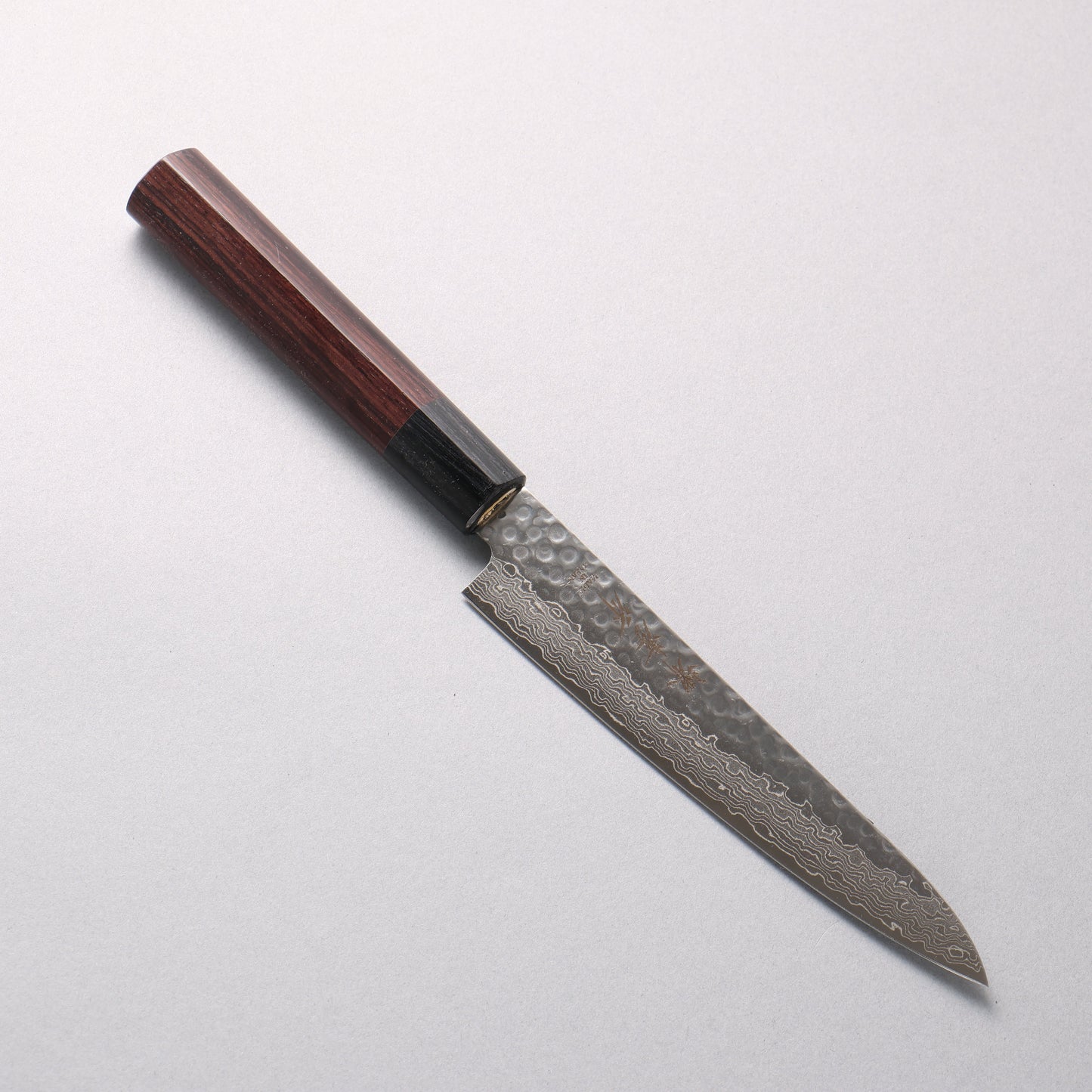 堺 孝行 AUS10 45層ダマスカス ペティーナイフ 150mm 紫檀柄 - 清助刃物