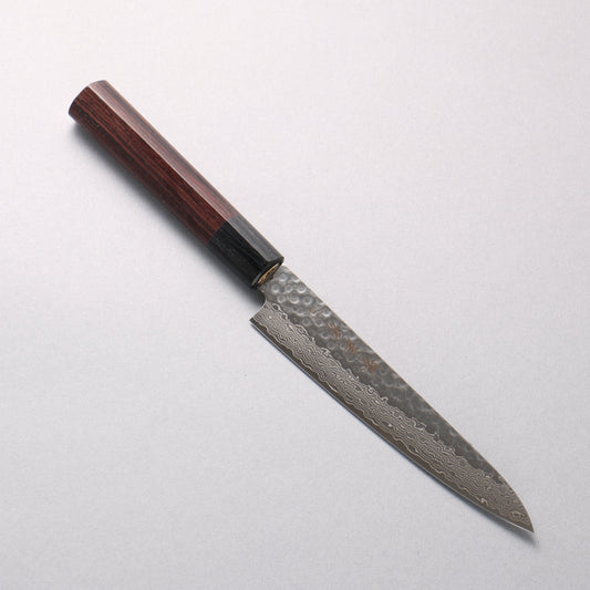 堺 孝行 AUS10 45層ダマスカス ペティーナイフ 150mm 紫檀柄 - 清助刃物