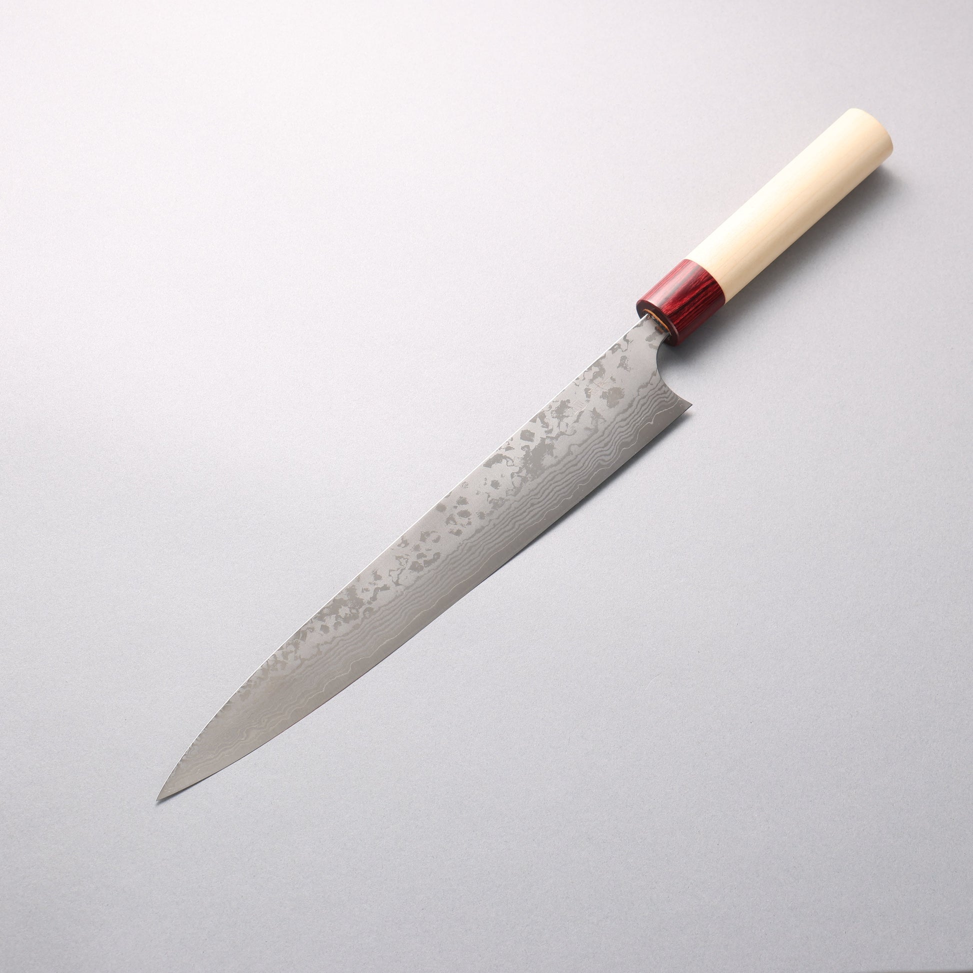 昌景 霧 V金10号 ダマスカス 筋引包丁 270mm 朴柄