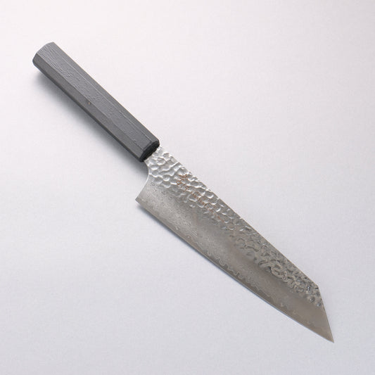 堺 孝行 なないろ VG10 33層 剣型牛刀包丁 190mm ABS樹脂(乾漆墨黒)柄 - 清助刃物