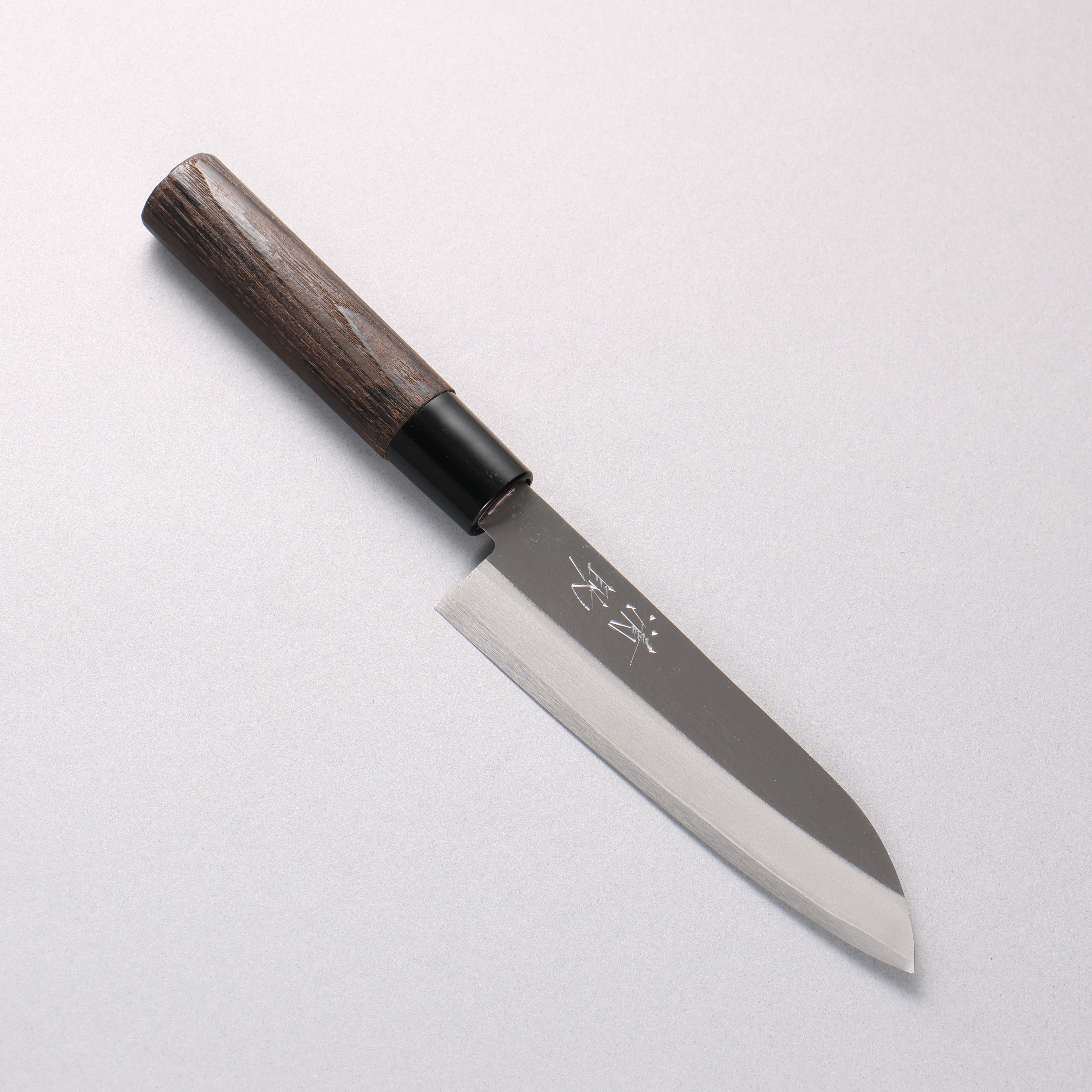 清助 V金1号 小三徳包丁 140mm 焼き栗柄 - 清助刃物