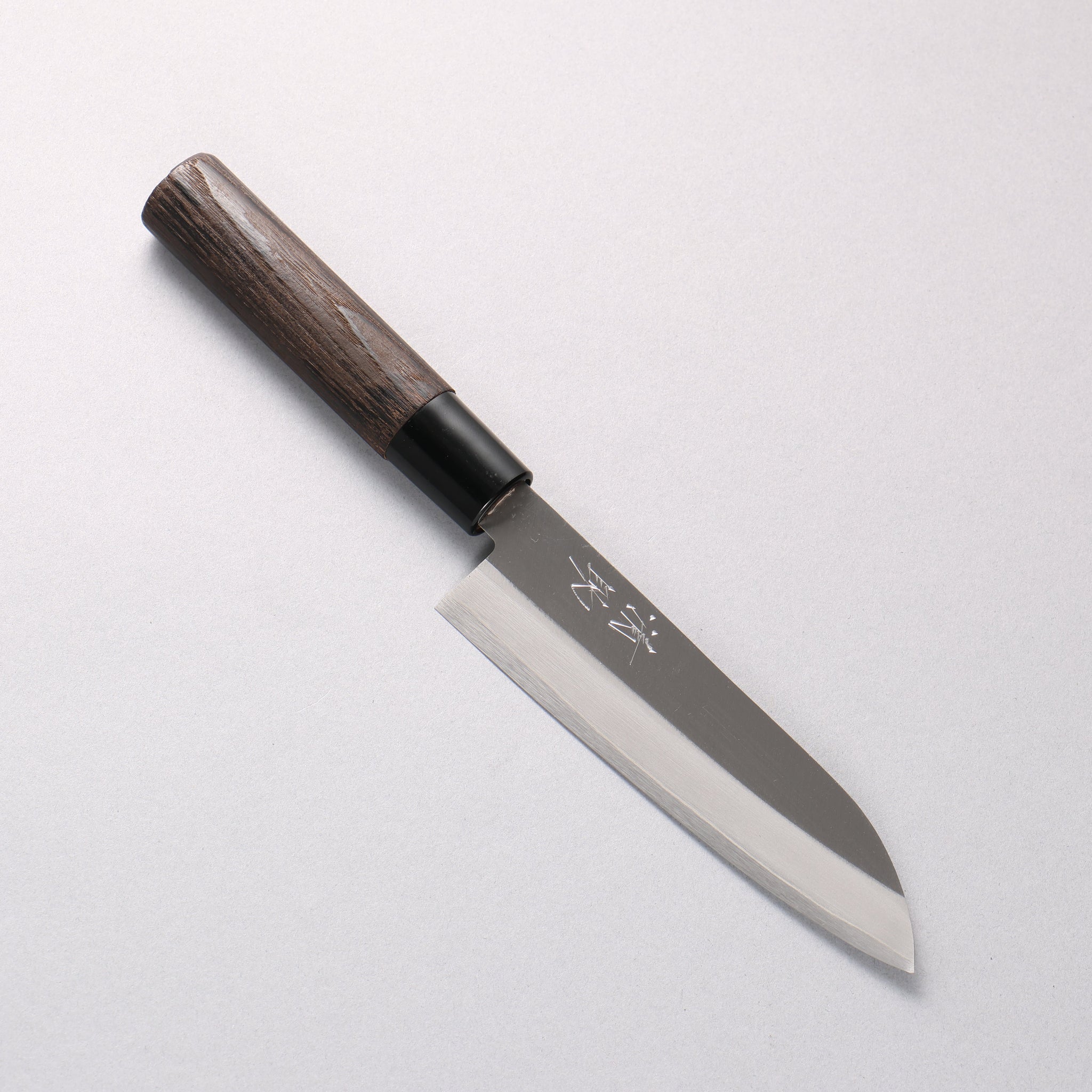 清助 V金1号 小三徳包丁 140mm 焼き栗柄 - 清助刃物
