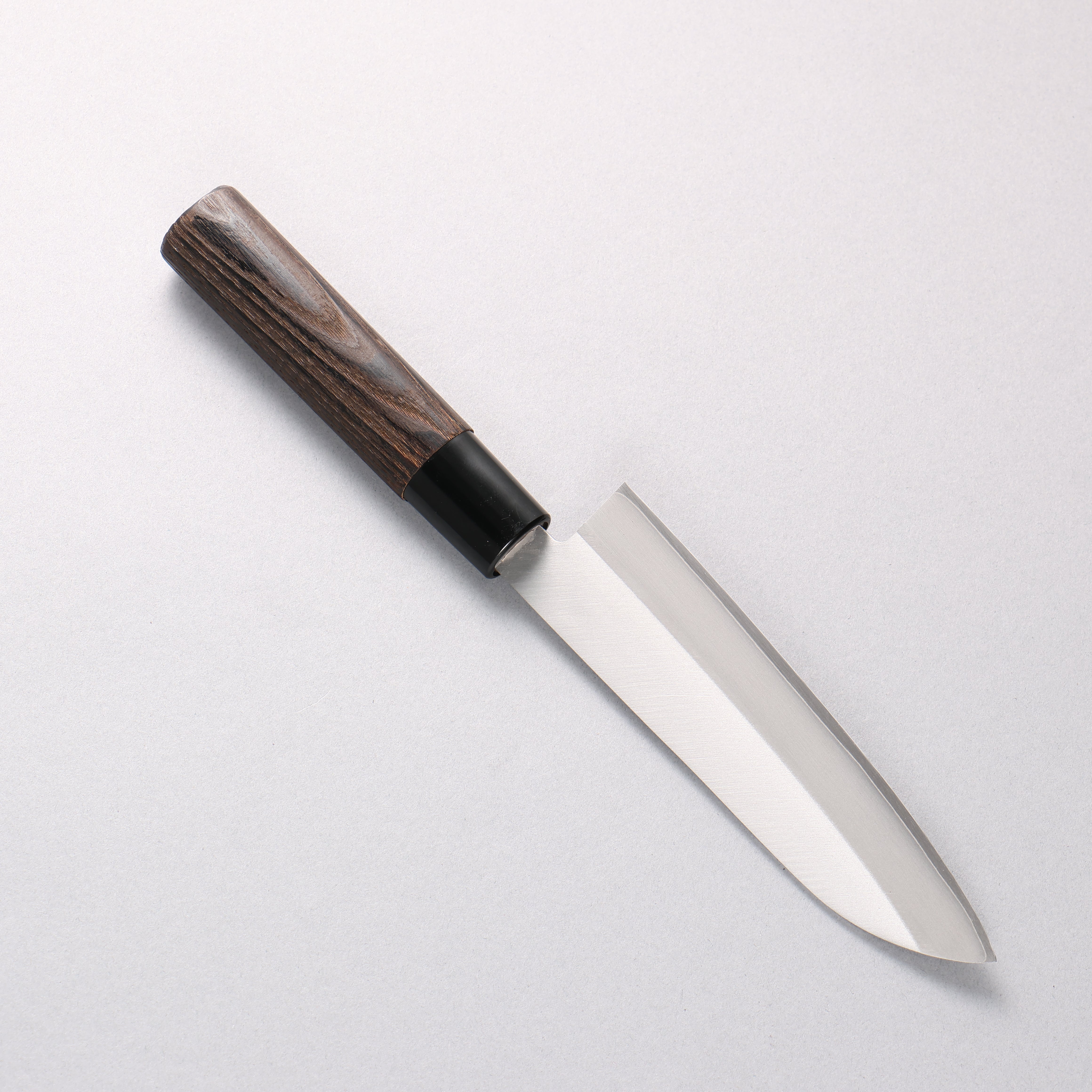 清助 V金1号 小三徳包丁 140mm 焼き栗柄 - 清助刃物