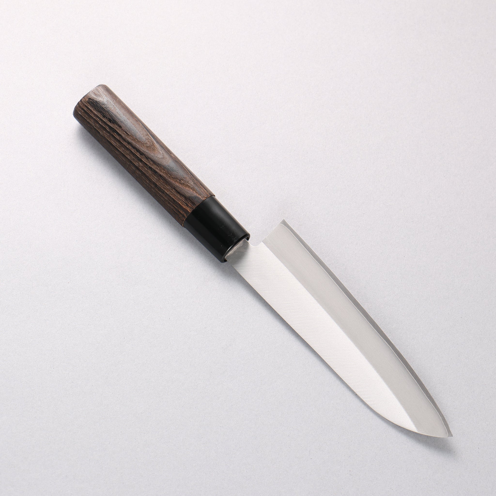 清助 V金1号 小三徳包丁 140mm 焼き栗柄 - 清助刃物