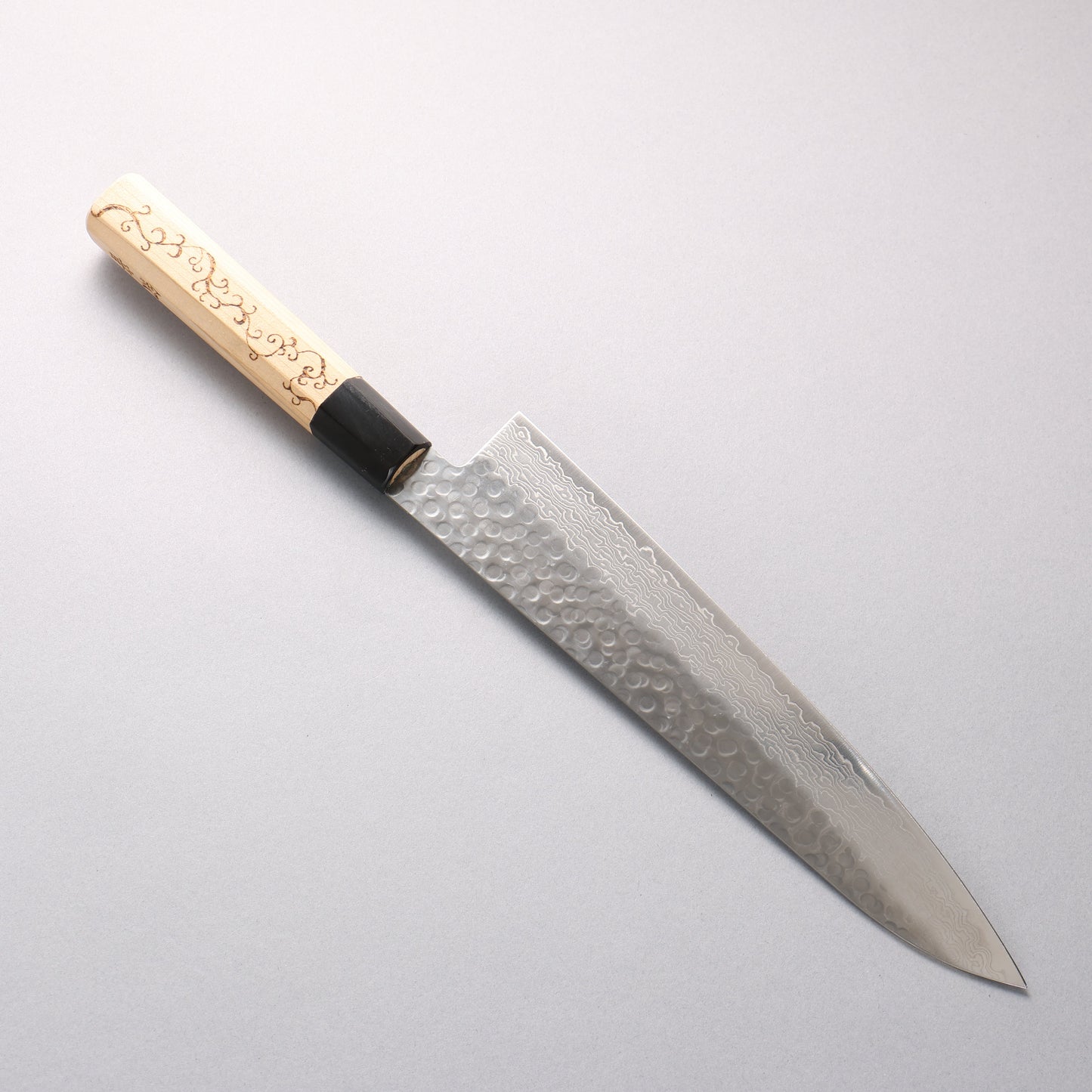 堺 孝行 V金10号 33層ダマスカス 牛刀包丁 240mm 朴柄