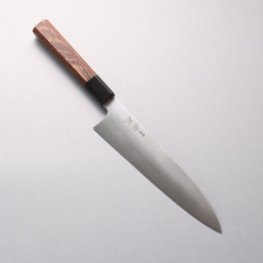 佑成 SG2 牛刀包丁 210mm ウエンジ (口輪：黒水牛角) 柄 - 清助刃物