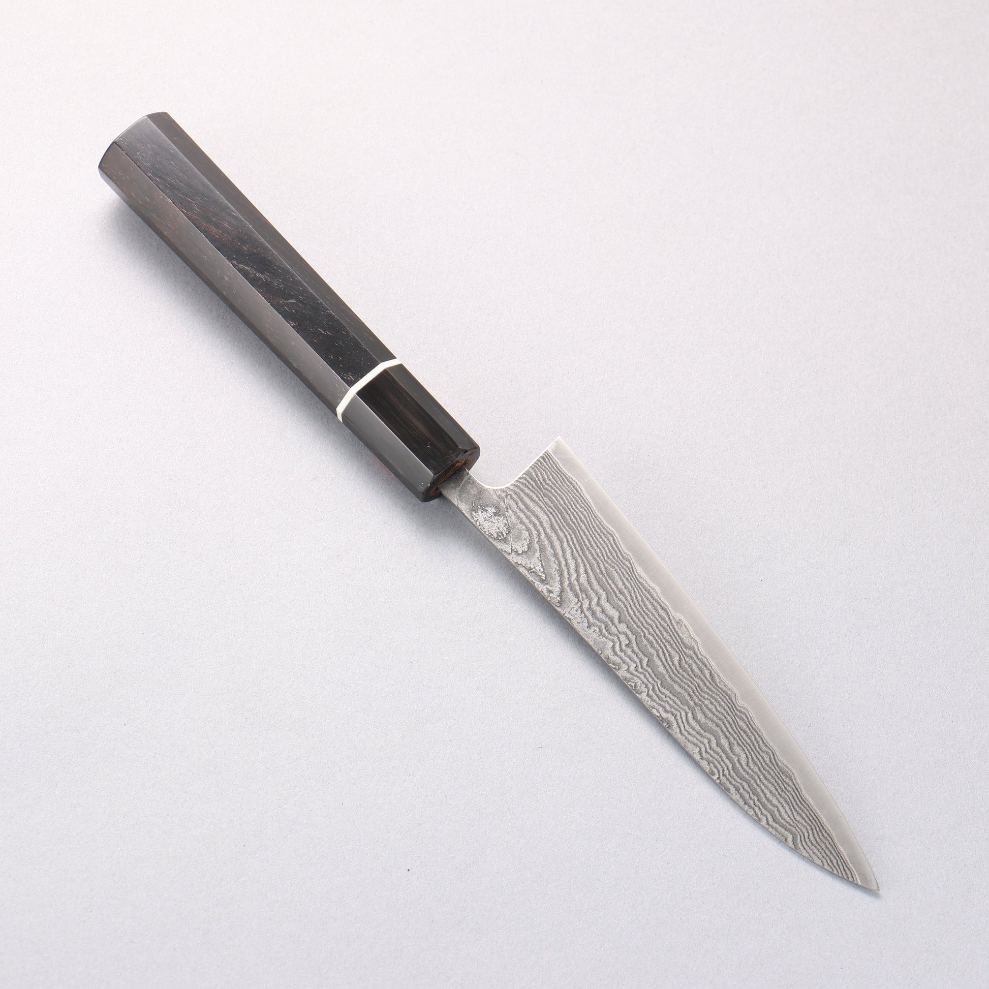 田中 誠貴 羽々斬 SG2 ダマスカス ペティーナイフ 135mm 黒檀柄 - 清助刃物