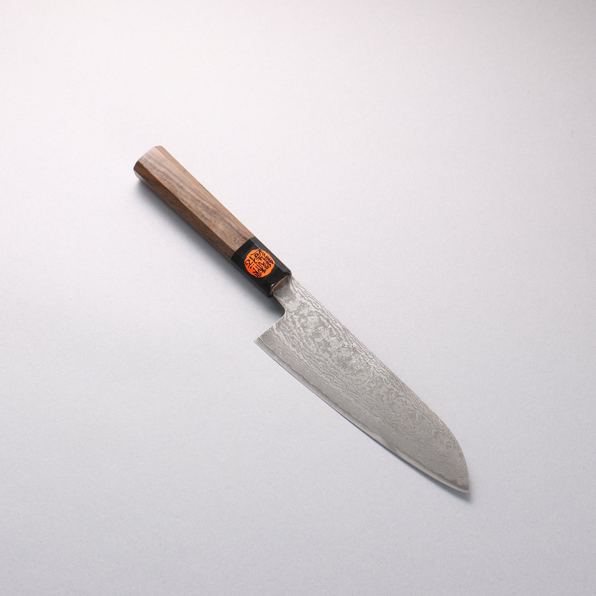 田中 誠貴 ナギサ V金10号 ダマスカス 三徳包丁 165mm ウォルナット柄