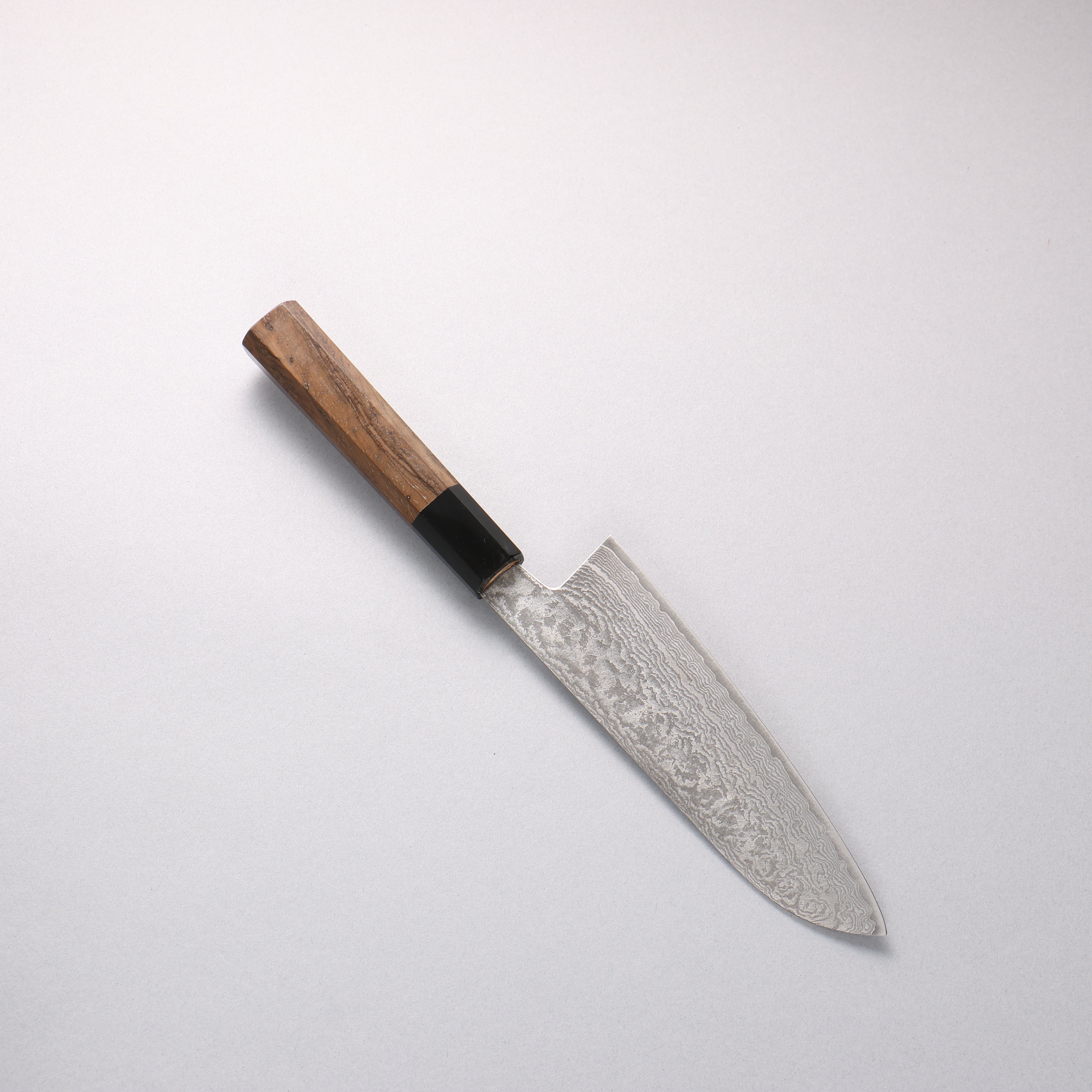 田中 誠貴 ナギサ V金10号 ダマスカス 三徳包丁 165mm ウォルナット柄 - 清助刃物