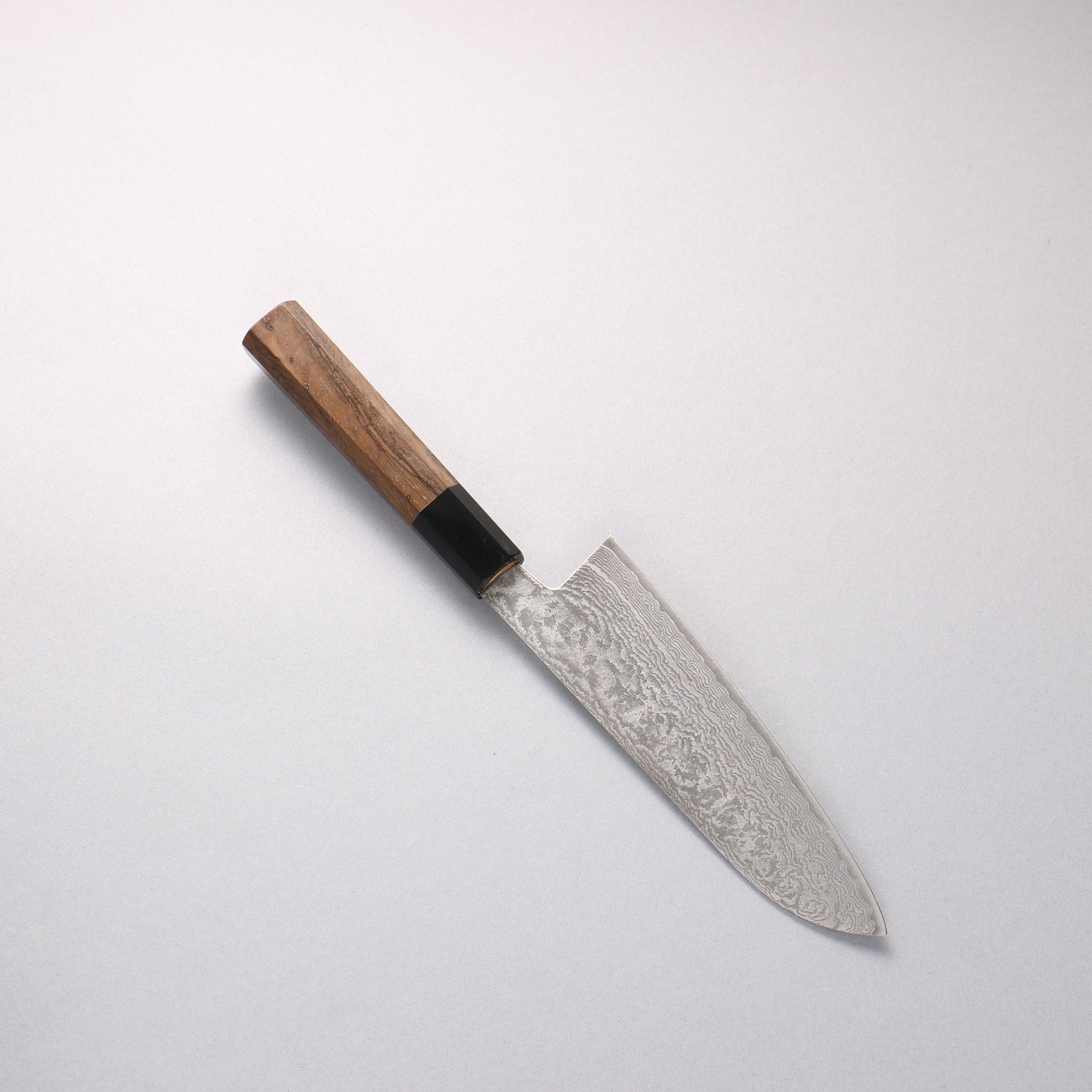 田中 誠貴 ナギサ V金10号 ダマスカス 三徳包丁 165mm ウォルナット柄 - 清助刃物