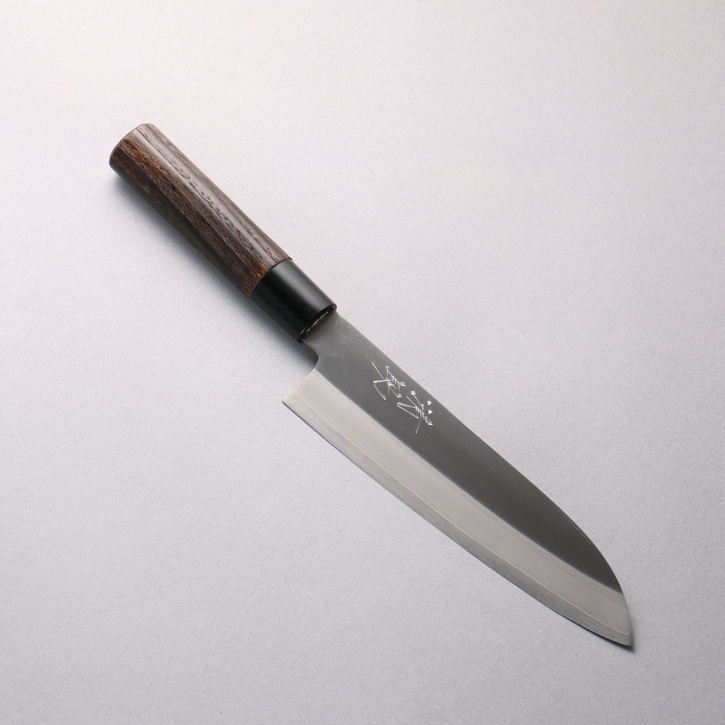 清助 V金1号 三徳包丁 180mm 焼き栗柄