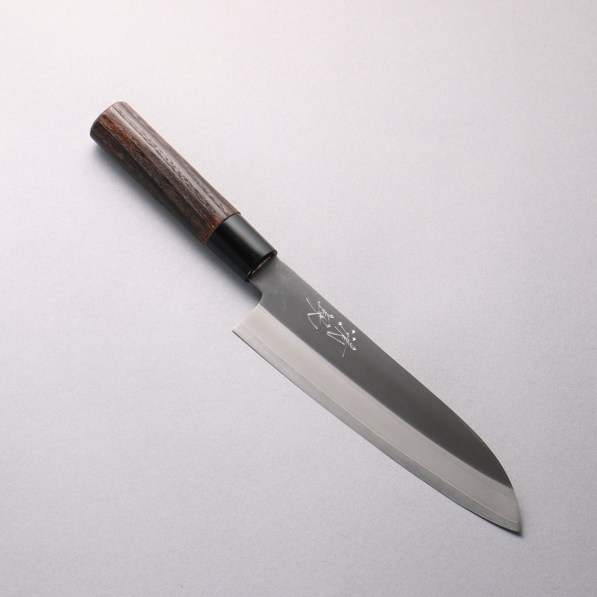 清助 V金1号 三徳包丁 180mm 焼き栗柄 - 清助刃物