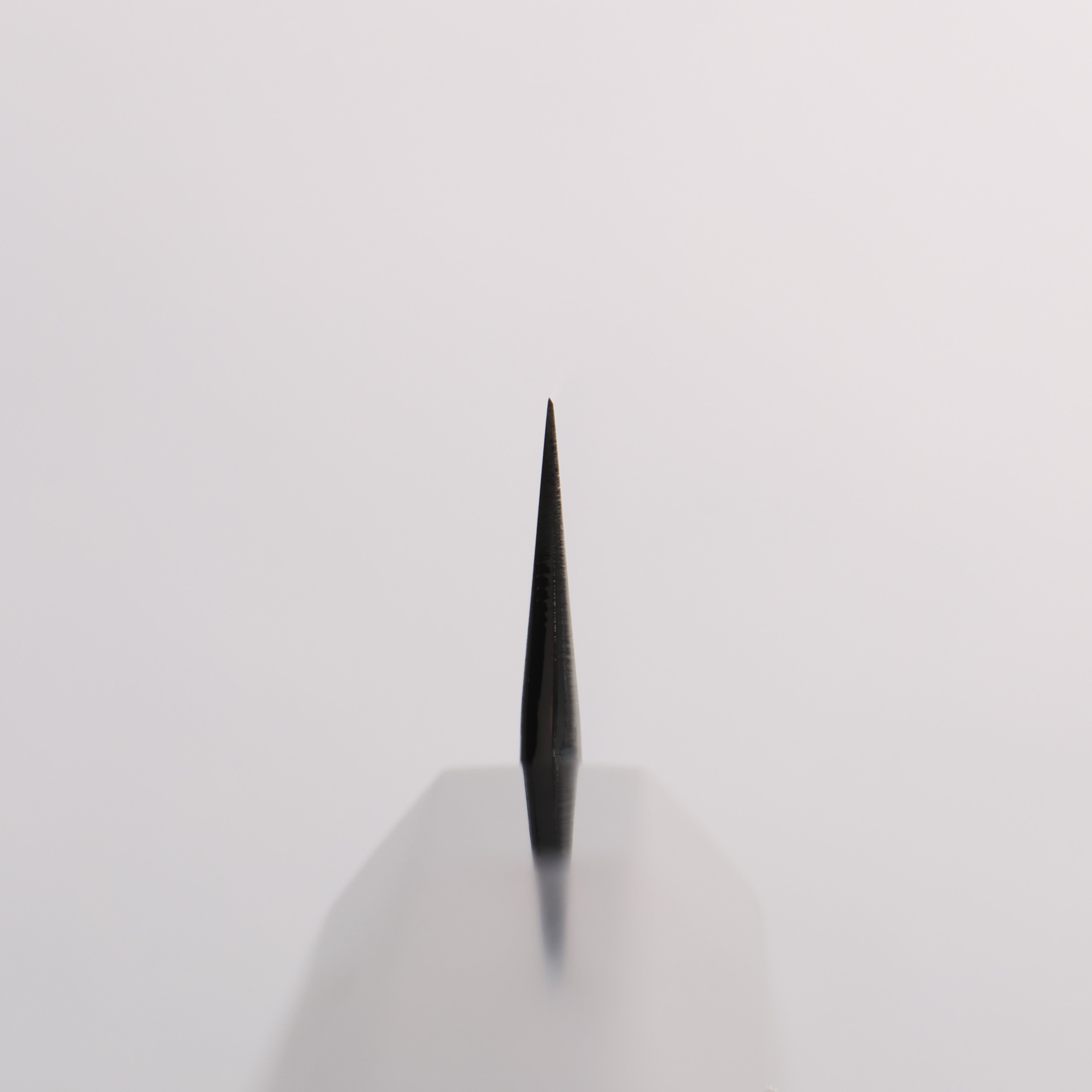 重陽 白鋼 鏡面仕上げ ペティーナイフ 150mm 黒檀 (口輪：黒水牛)柄 - 清助刃物