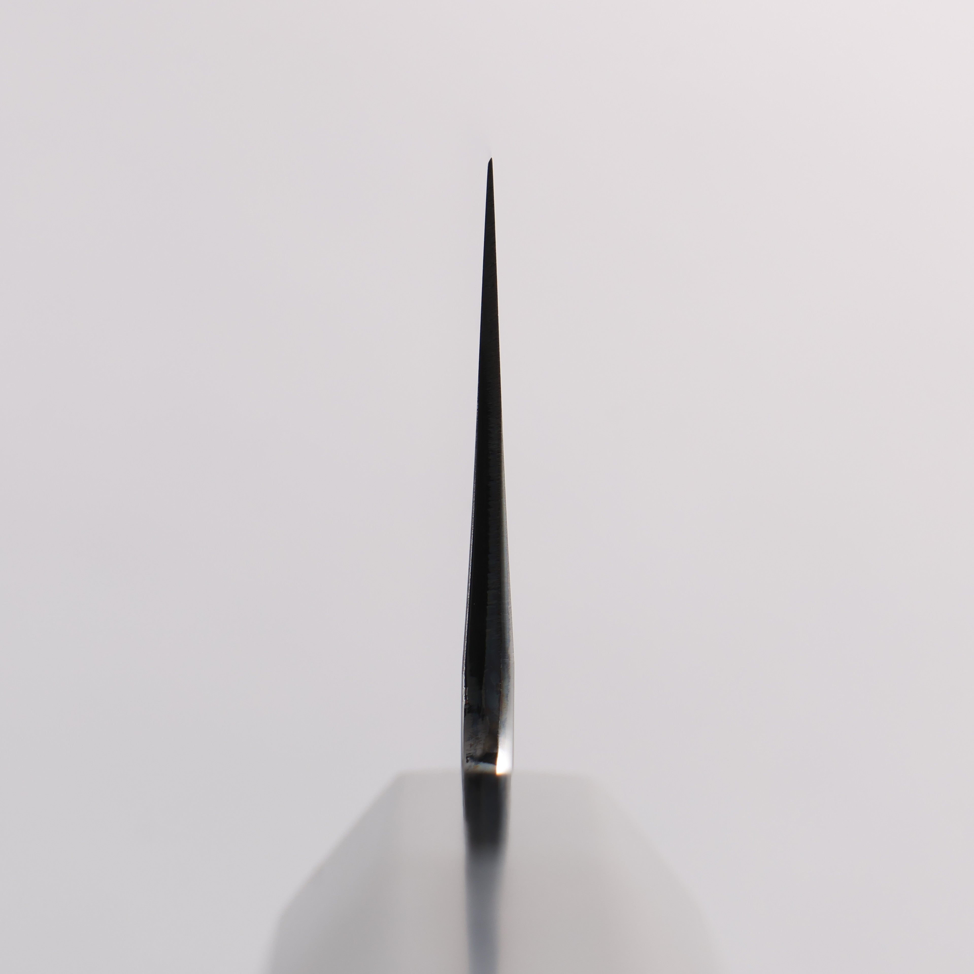 重陽 白鋼 鏡面仕上げ 切付牛刀包丁 270mm 黒檀 (口輪：黒水牛)柄 - 清助刃物