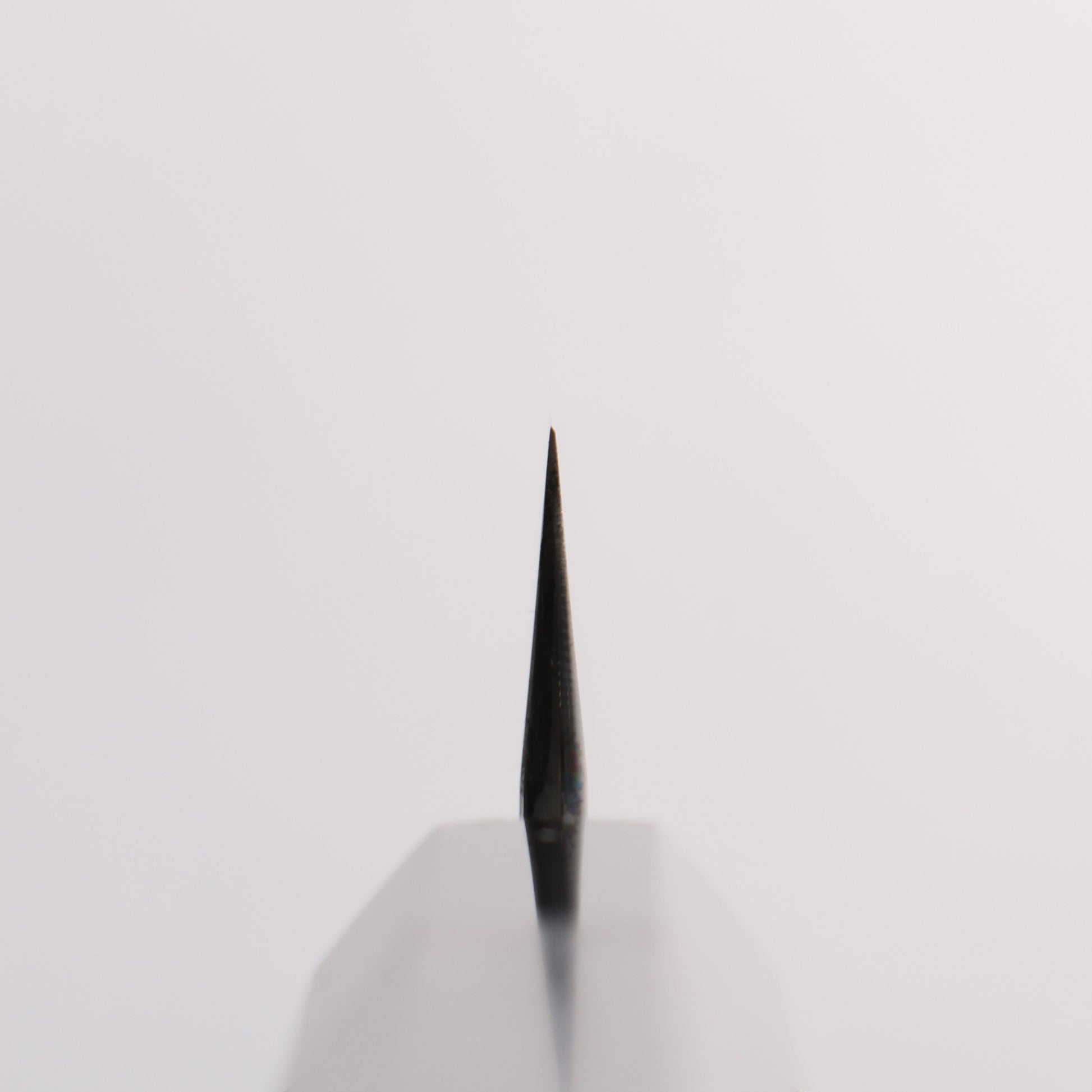 重陽 青一鋼 鏡面仕上げ 切付ペティナイフ 135mm 黒檀　(口輪：黒水牛)柄