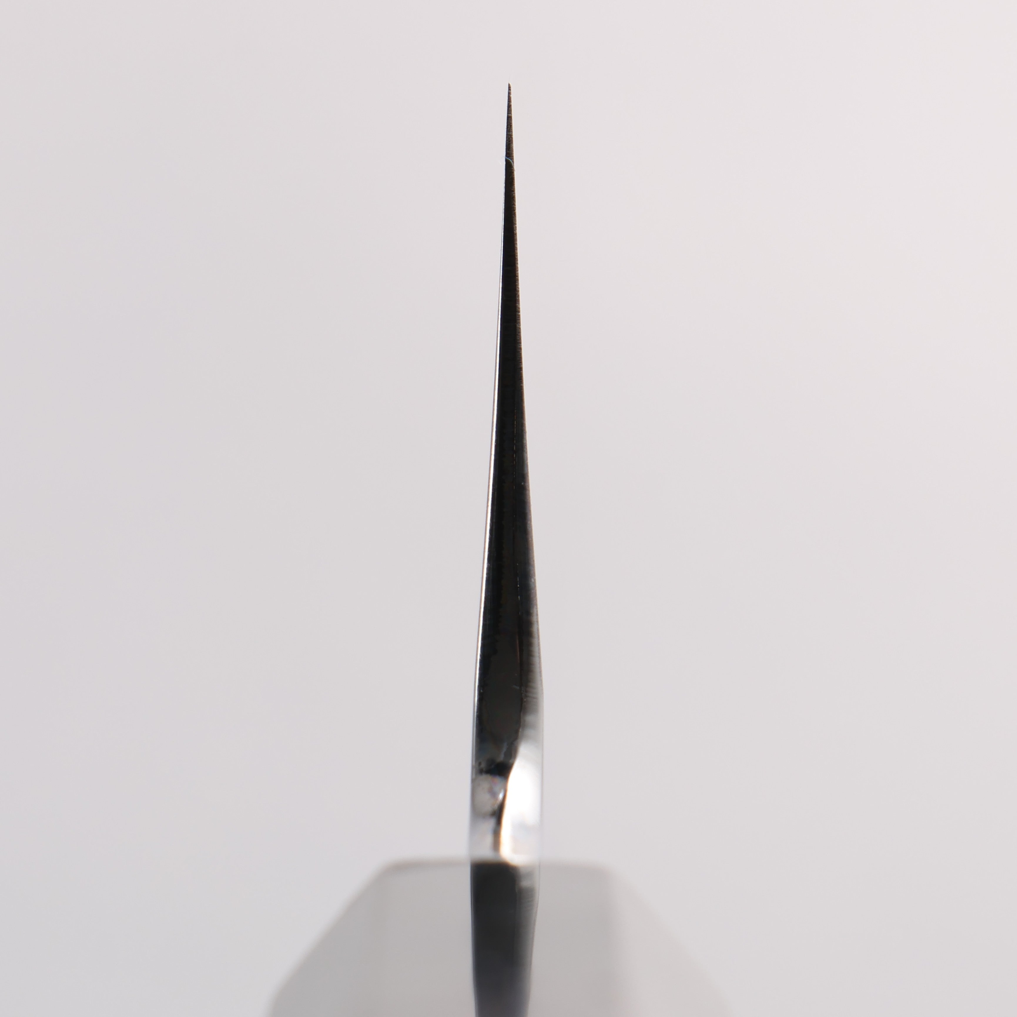 重陽 青一鋼 鏡面仕上げ 三徳包丁 180mm 黒檀 (口輪：黒水牛)柄 - 清助刃物