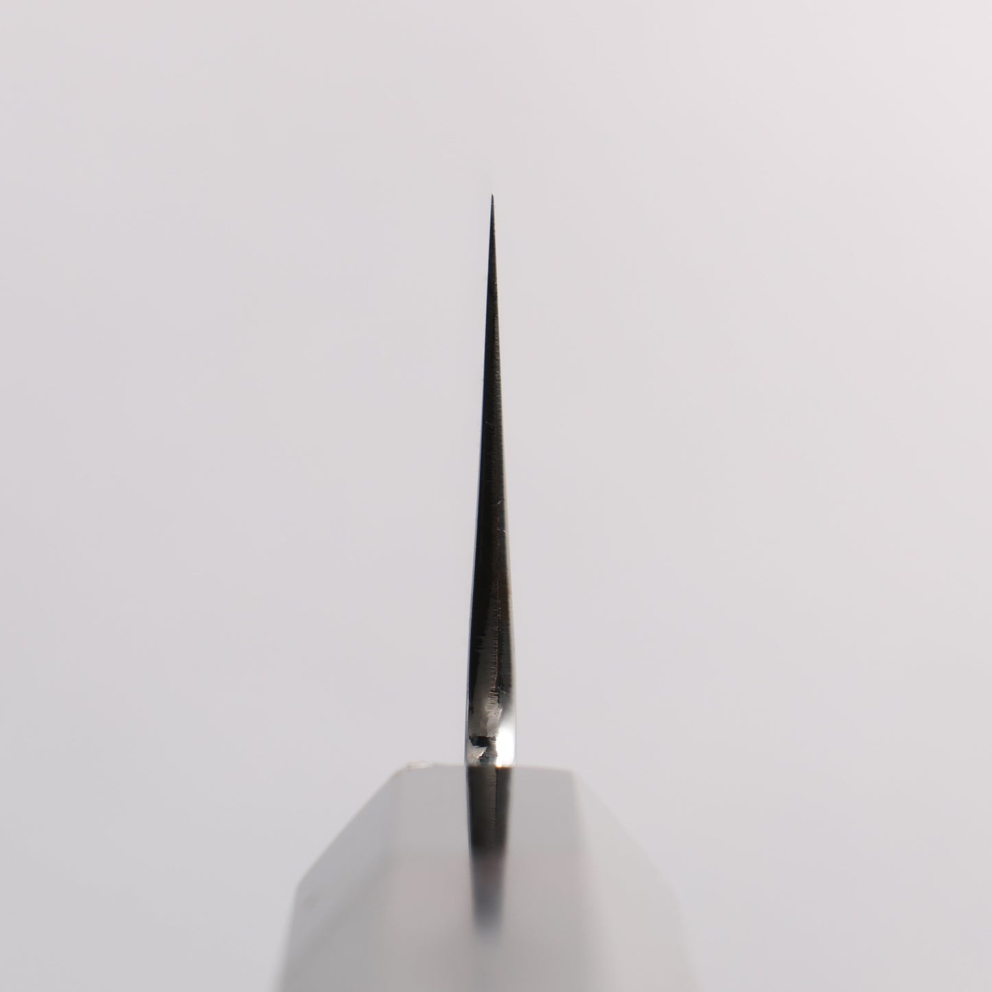 重陽 銀三鋼 鏡面仕上げ 切付牛刀包丁 240mm 黒檀　(口輪：黒水牛)柄
