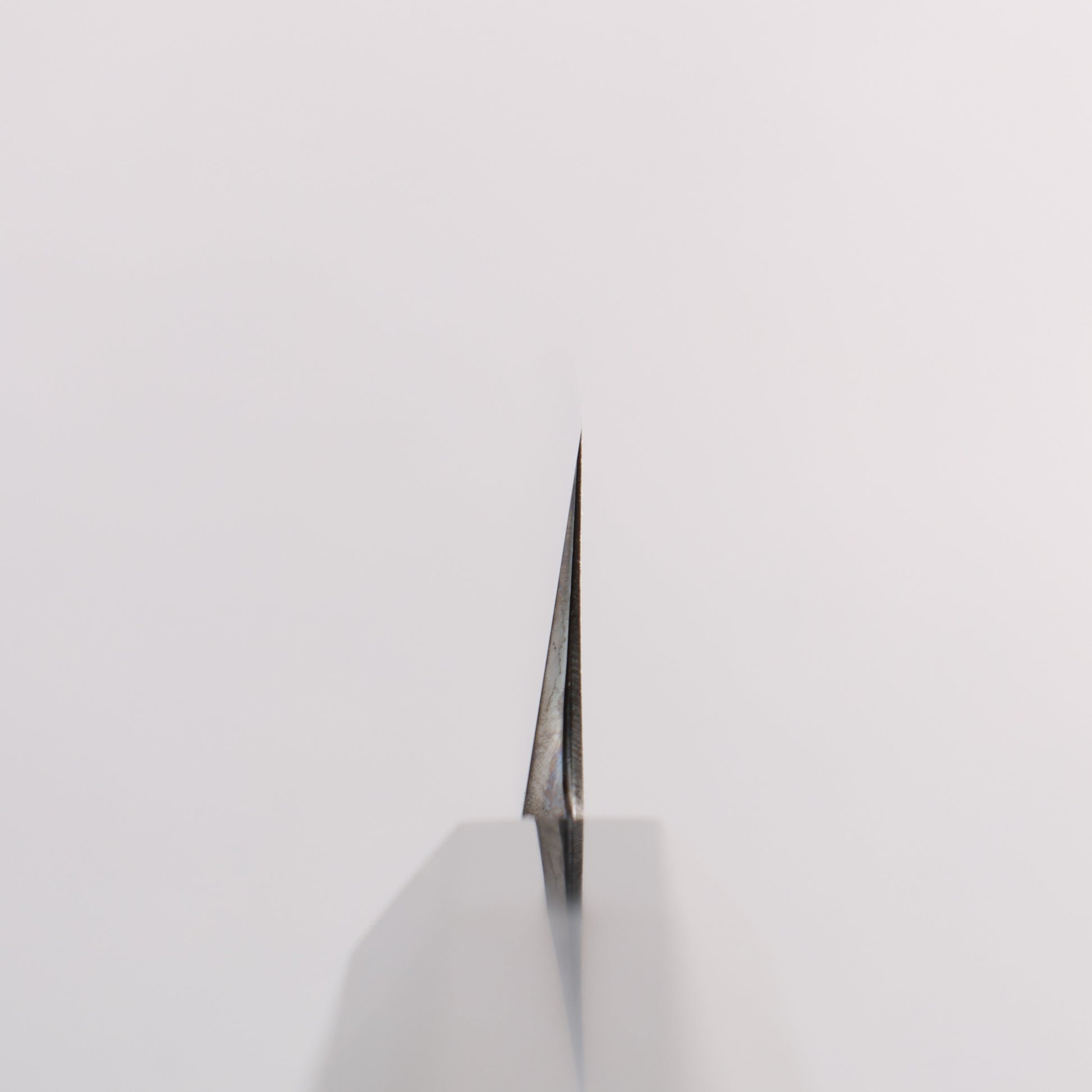 重陽 白鋼 鏡面仕上げ 柳刃包丁 270mm 黒檀　(口輪：黒水牛)柄