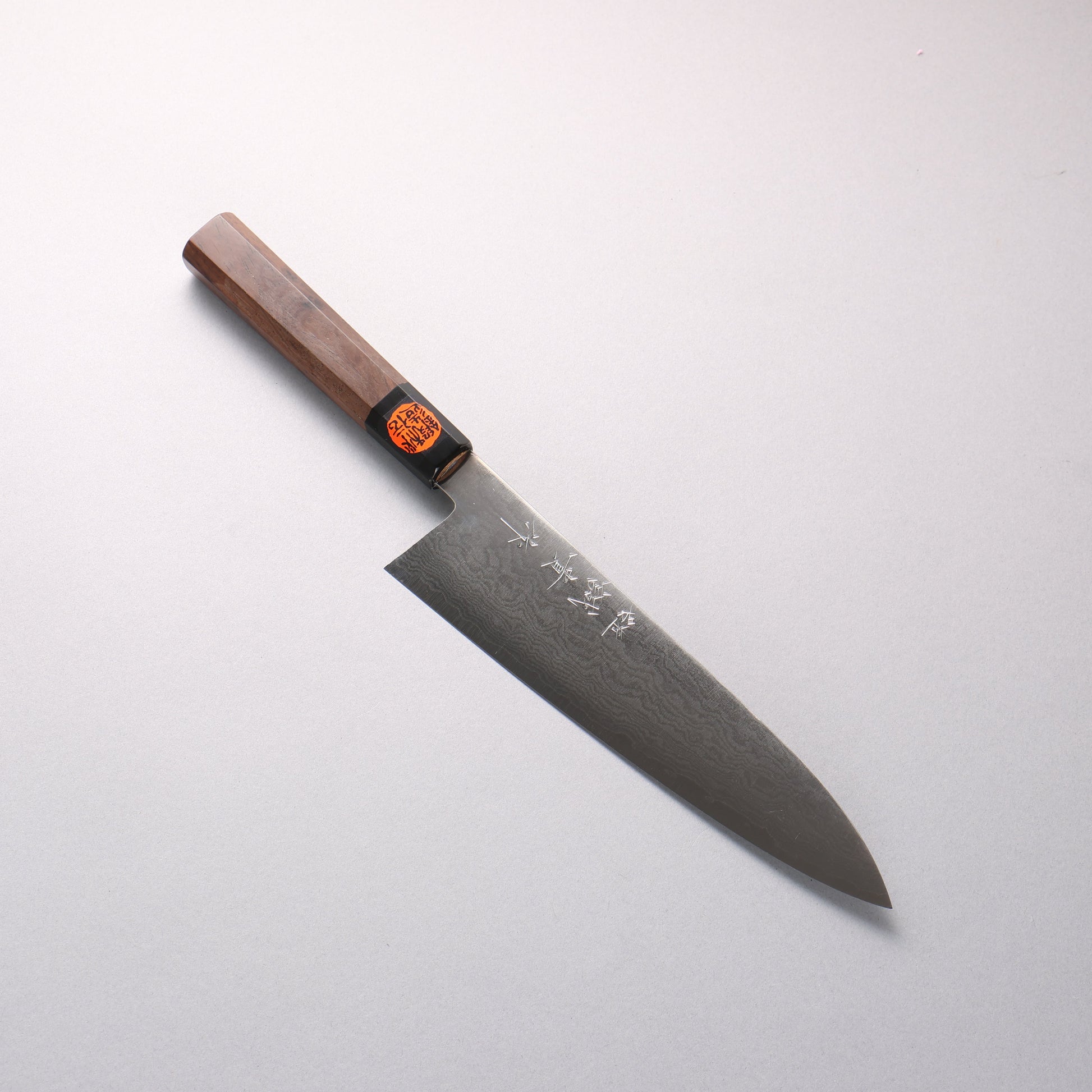 田中 誠貴 V金10号 ダマスカス 牛刀包丁 210mm ウォルナット柄