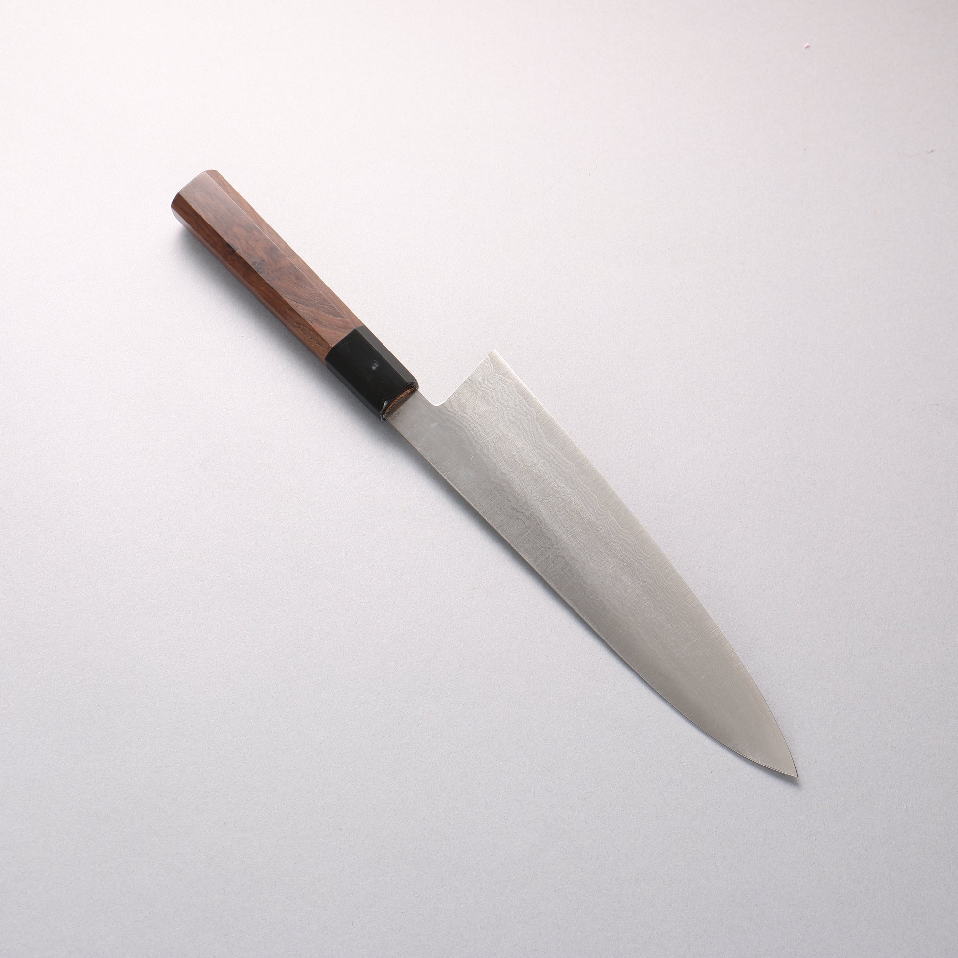 田中 誠貴 V金10号 ダマスカス 牛刀包丁 210mm ウォルナット柄