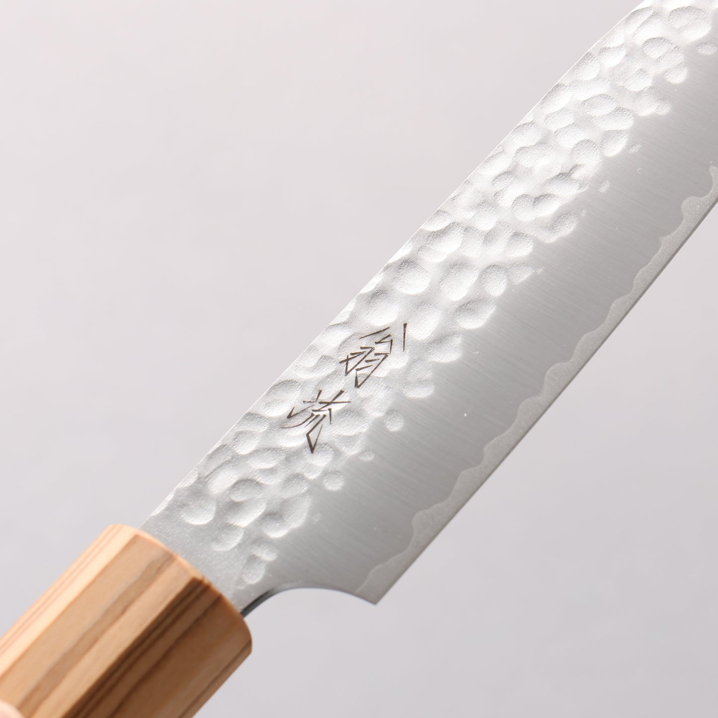 翁流 V金10号 鎚目 ペティーナイフ 120mm オリーブの木柄