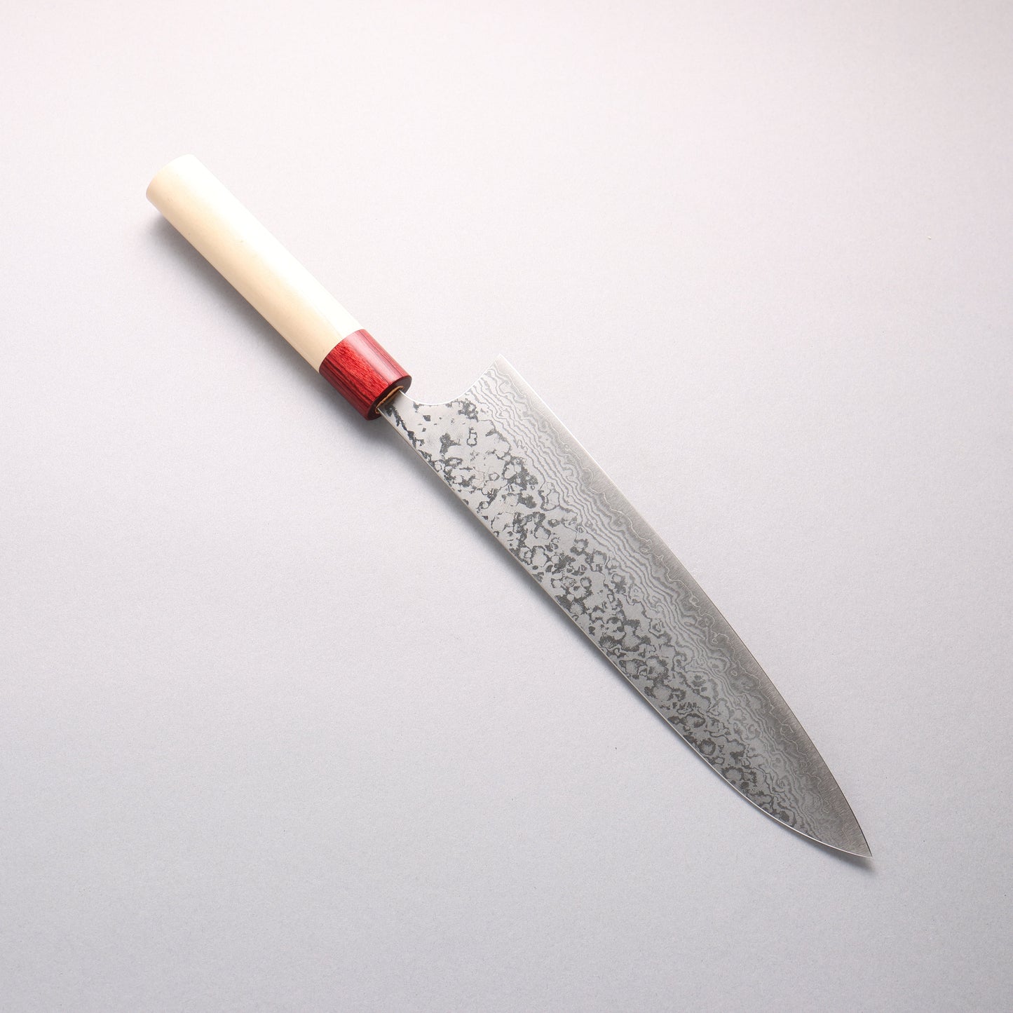 昌景 霧 V金10号 ダマスカス 牛刀包丁 240mm 朴柄