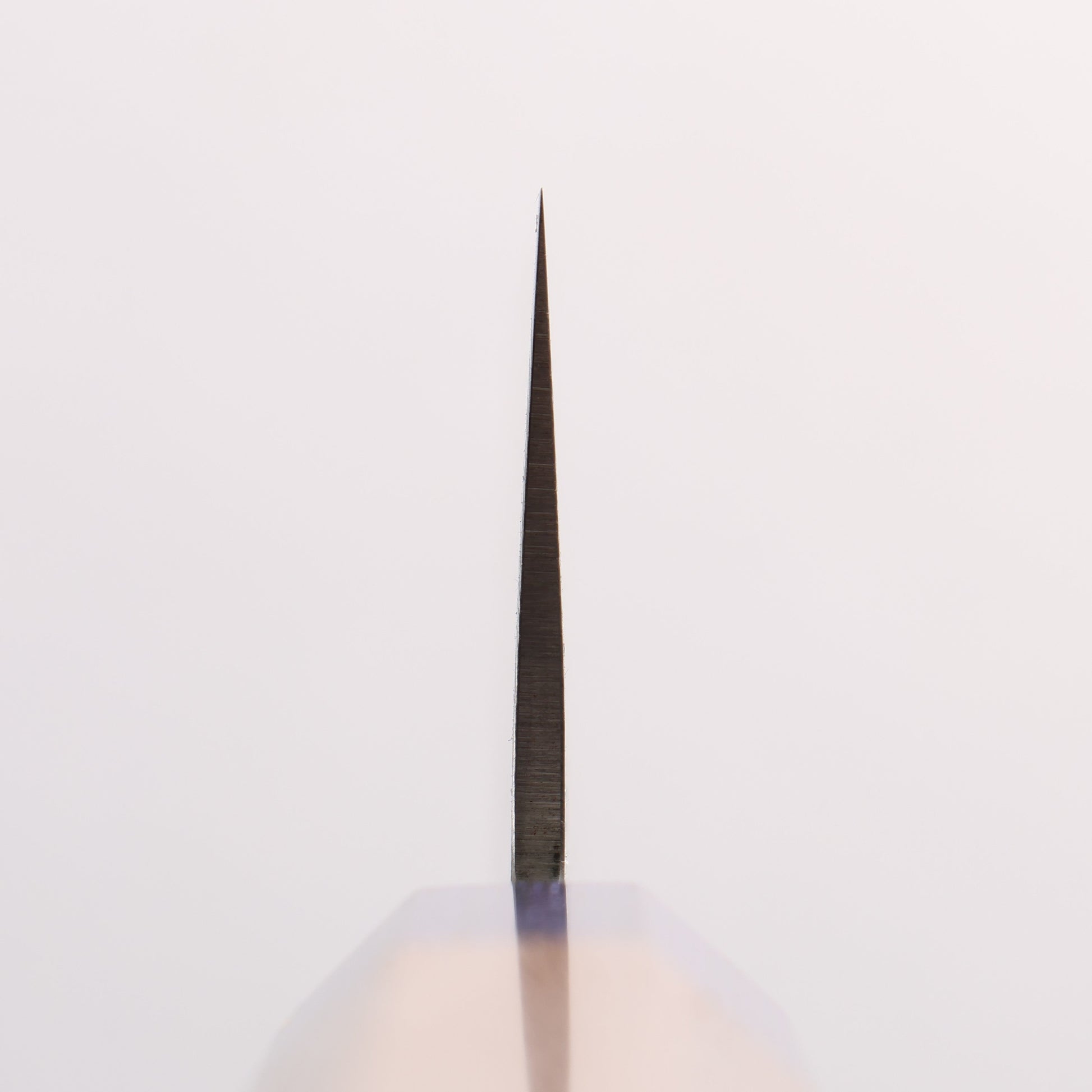 清助 銀三鋼 鎚目 ダマスカス マット 切付牛刀包丁 210mm ウォルナット (両側青口輪)柄