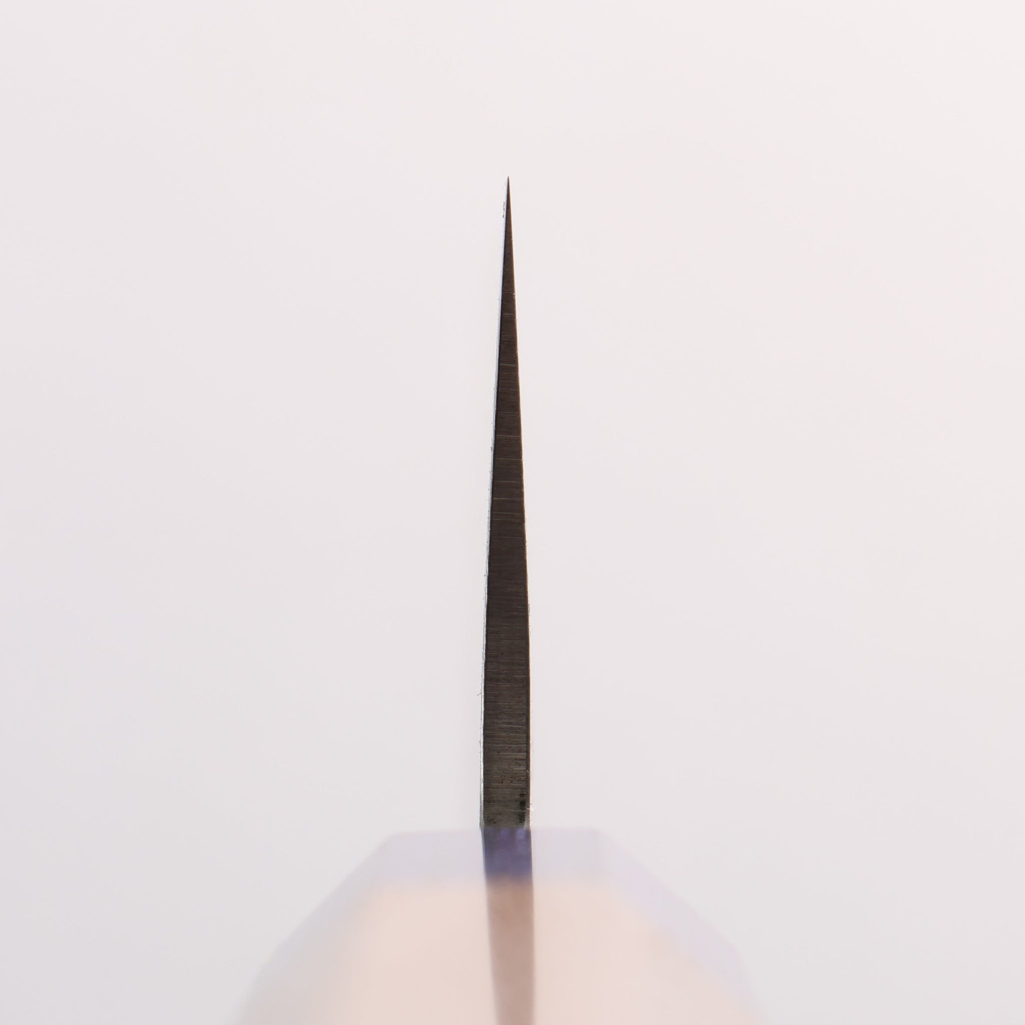 清助 銀三鋼 鎚目 ダマスカス マット 切付牛刀包丁 210mm ウォルナット (両側青口輪)柄 - 清助刃物