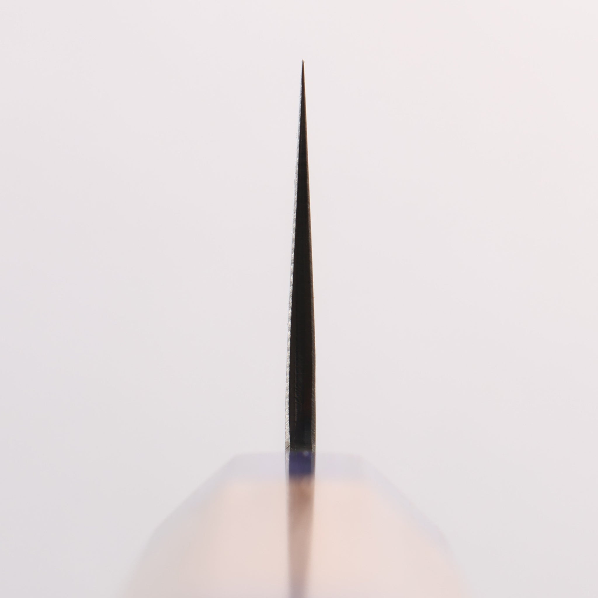 清助 銀三鋼 鎚目 ダマスカス 切付牛刀包丁 210mm ウォルナット (両側青口輪)柄 - 清助刃物
